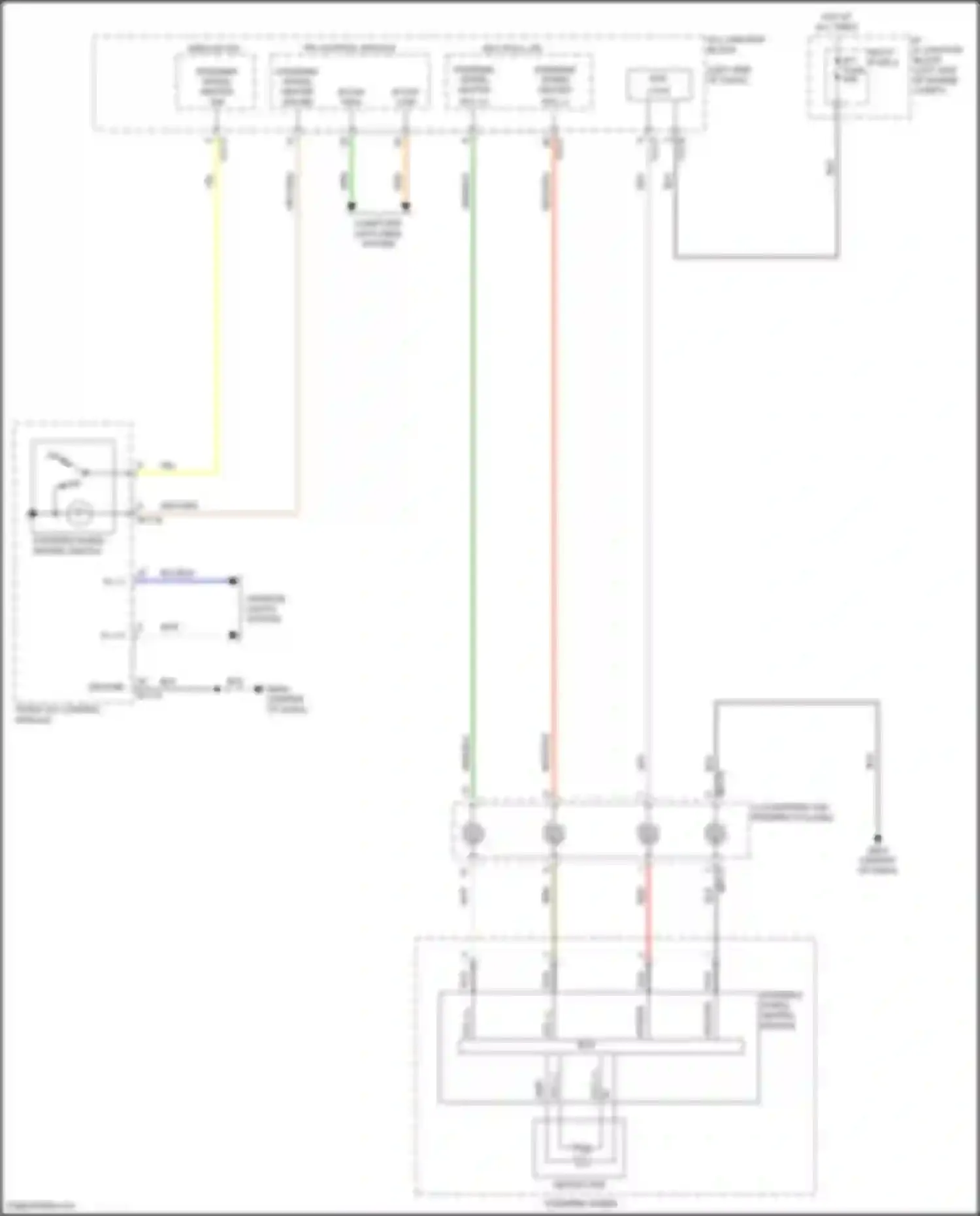 Wiring diagram steering wheel heated switch for Kia Telluride I facelift (2022-2024) (1 of 1)
