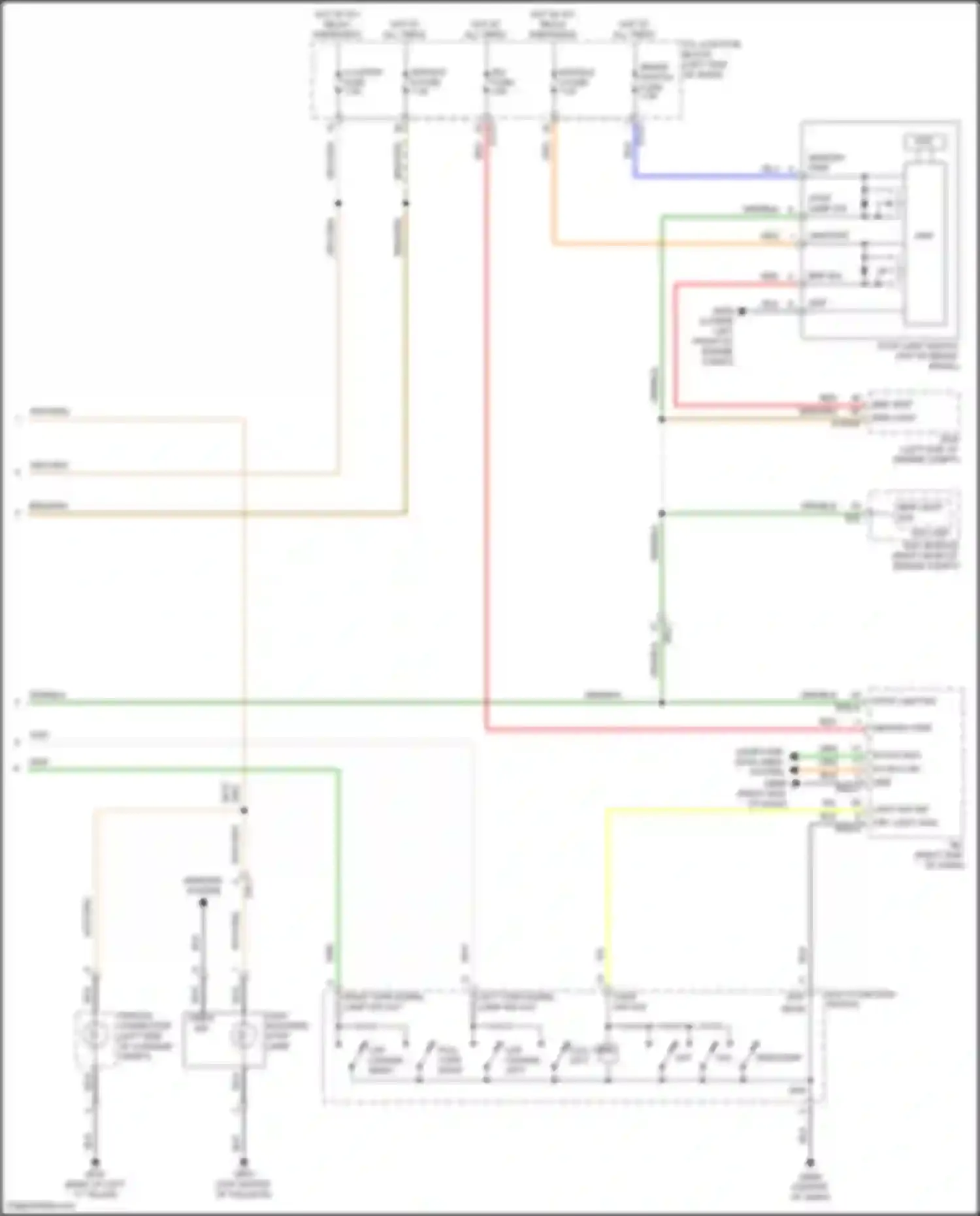 Wiring diagram stop lamp sig for Kia Telluride I facelift (2022-2024) (1 of 5)