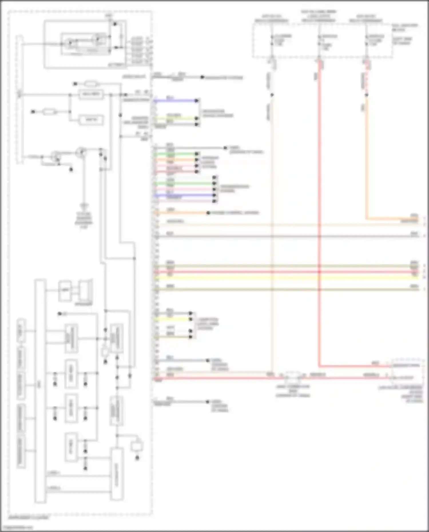 Wiring diagram usb con for Kia Telluride I facelift (2022-2024) (1 of 1)