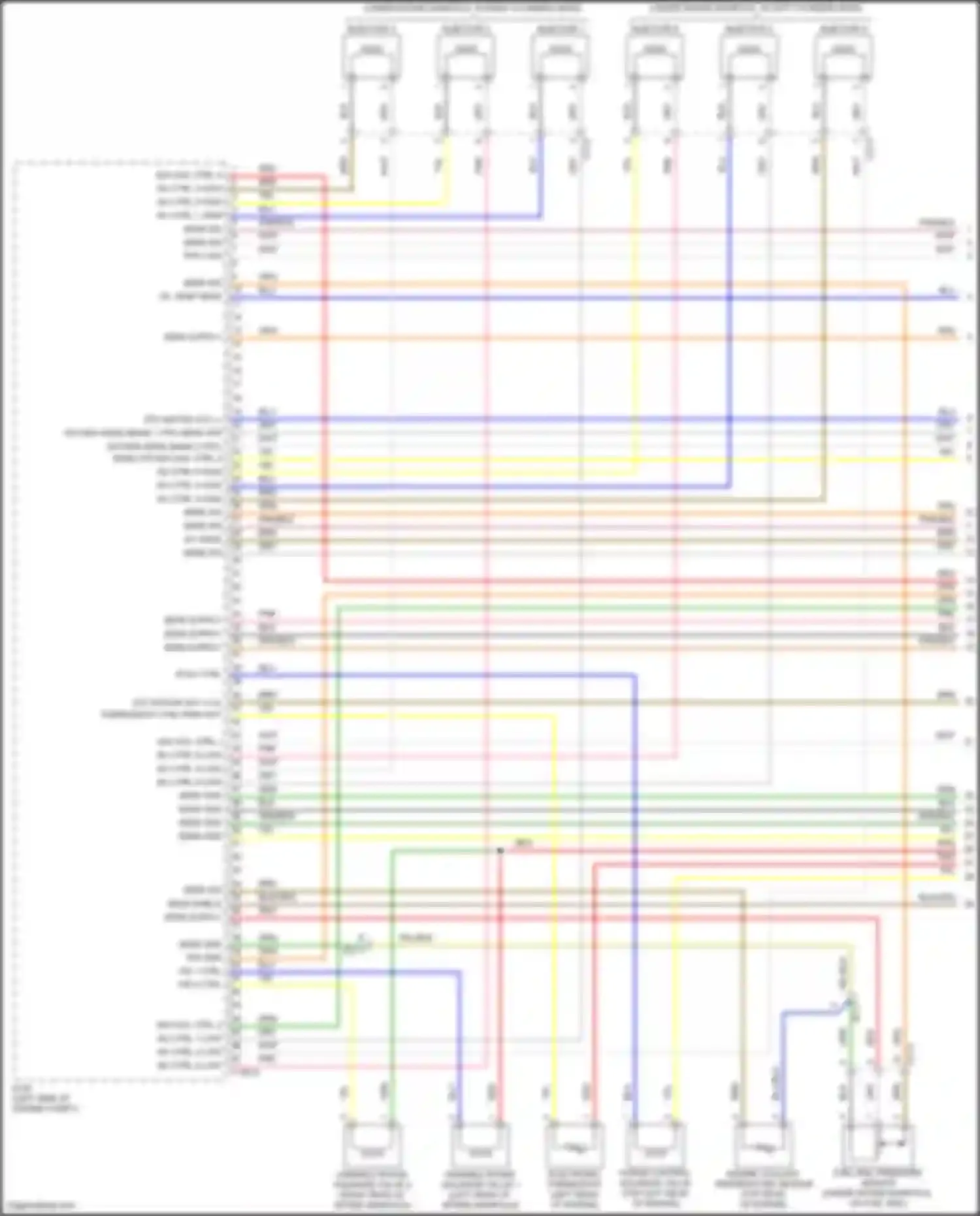 Wiring diagram variable intake solenoid valve 1 for Kia Telluride I facelift (2022-2024) (1 of 1)
