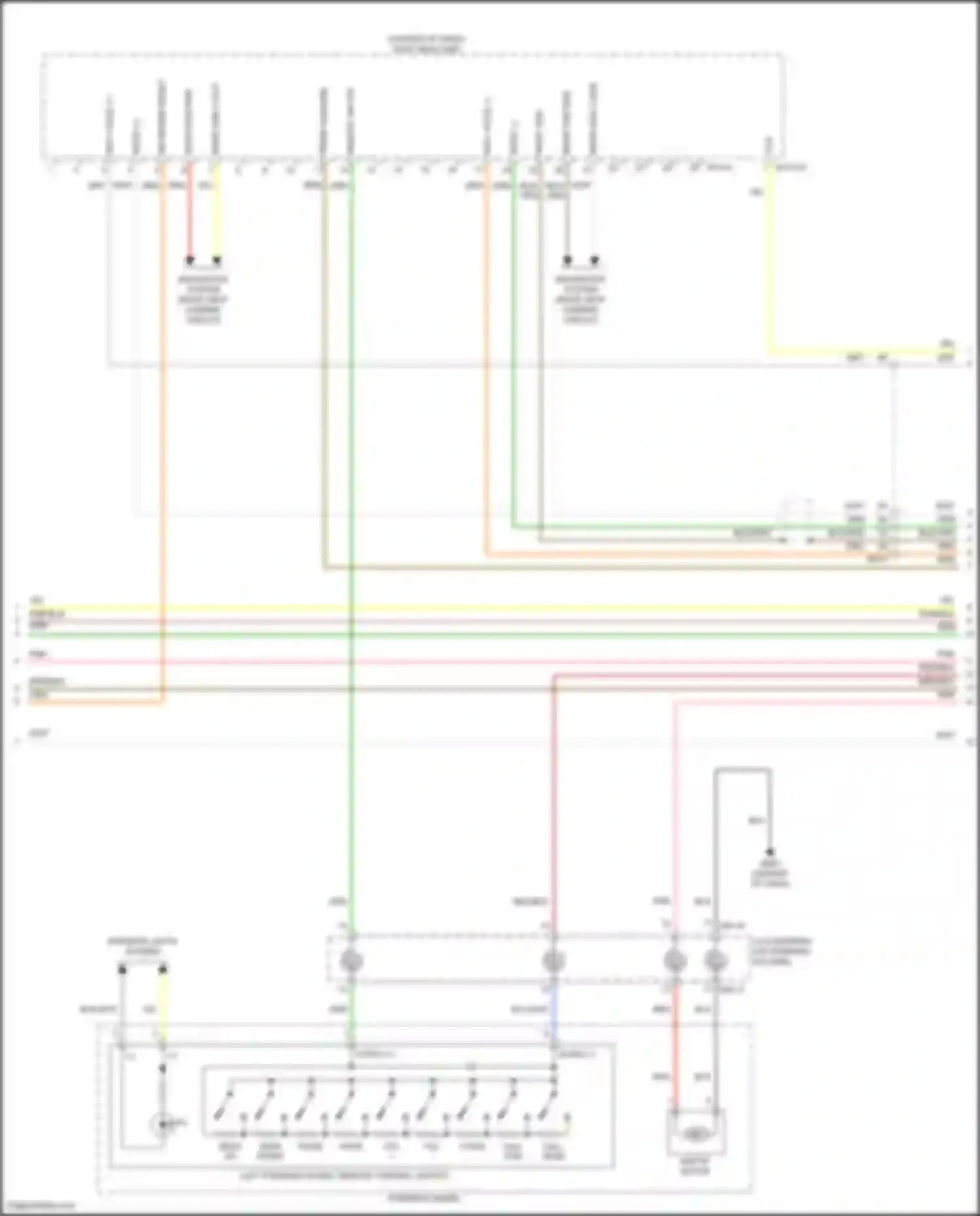 Wiring diagram vol + mute for Kia Telluride I facelift (2022-2024) (1 of 2)