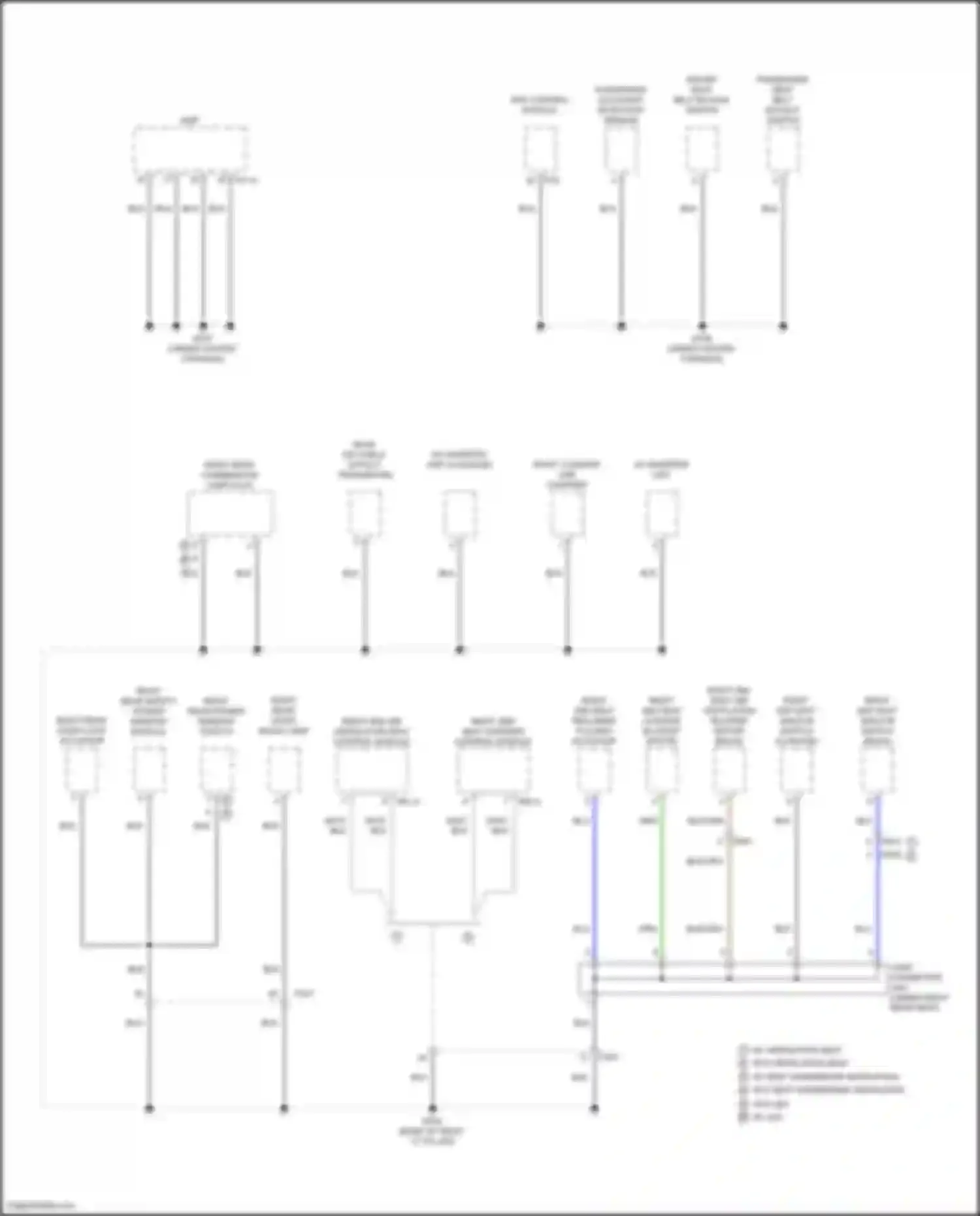 Wiring diagram w/ led for Kia Telluride I facelift (2022-2024) (7 of 8)