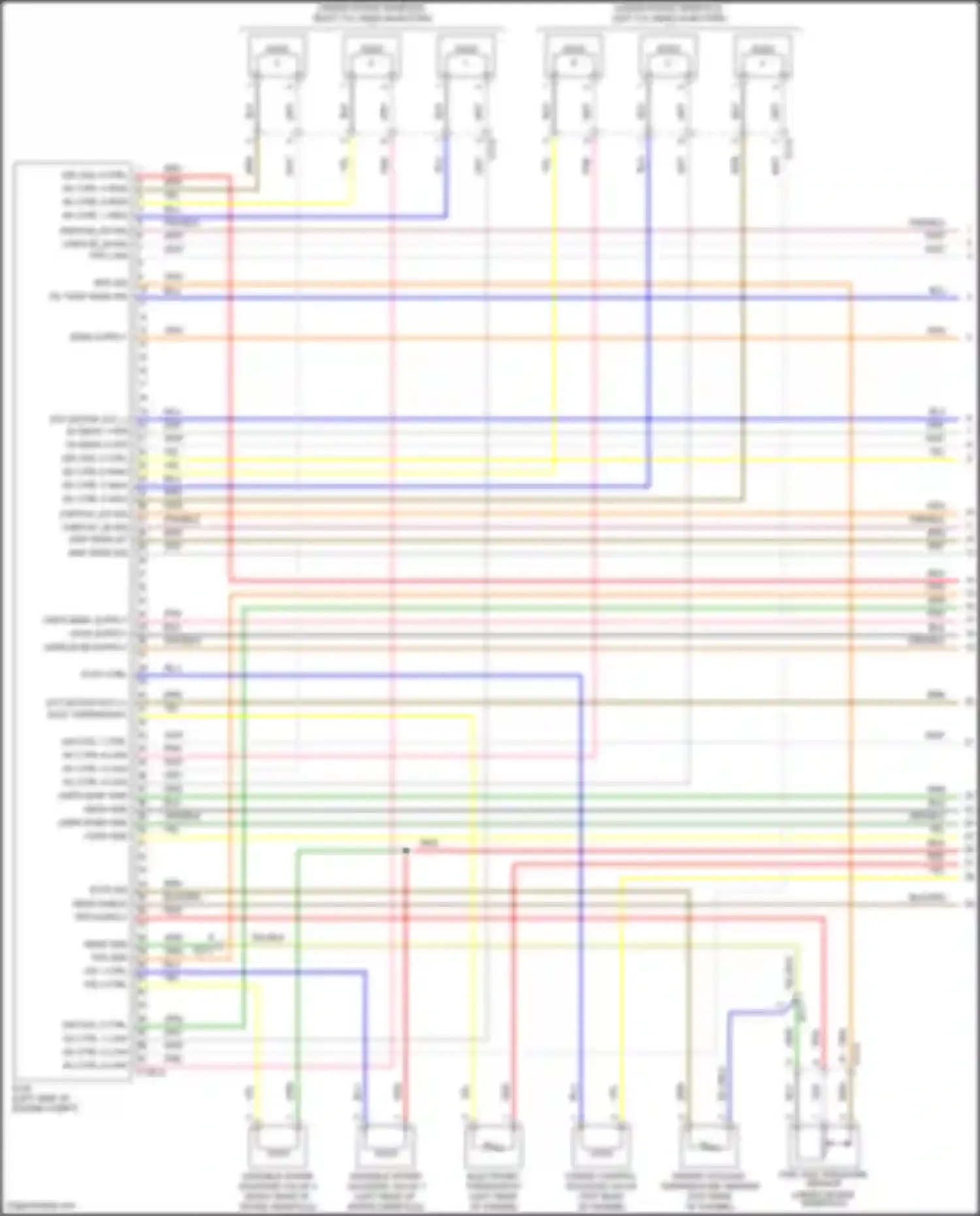 Telluride Kia I (2019-2022): Wiring diagram engine performance 3.8l (1 of 7)