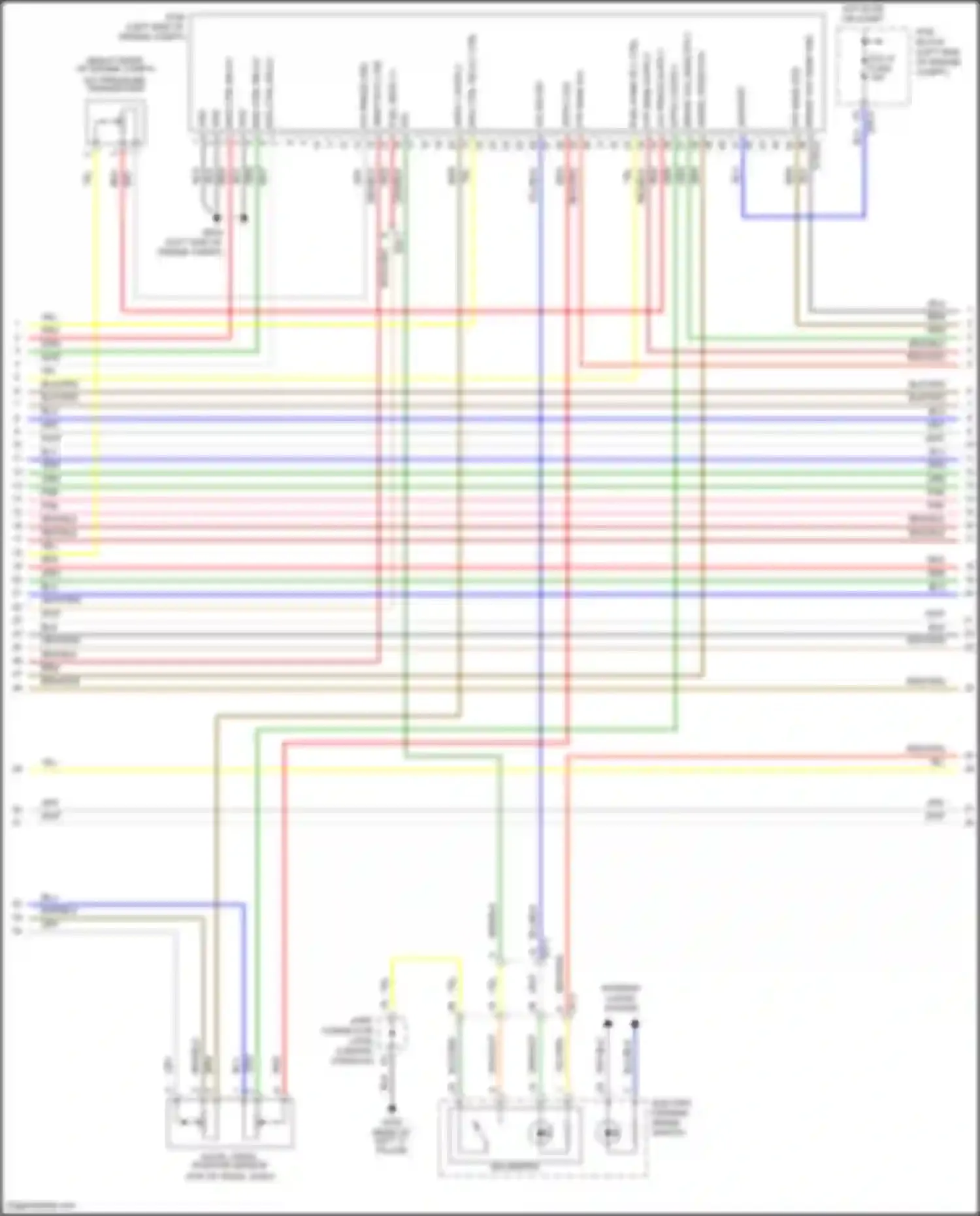 Telluride Kia I (2019-2022): Wiring diagram engine performance 3.8l (5 of 7)