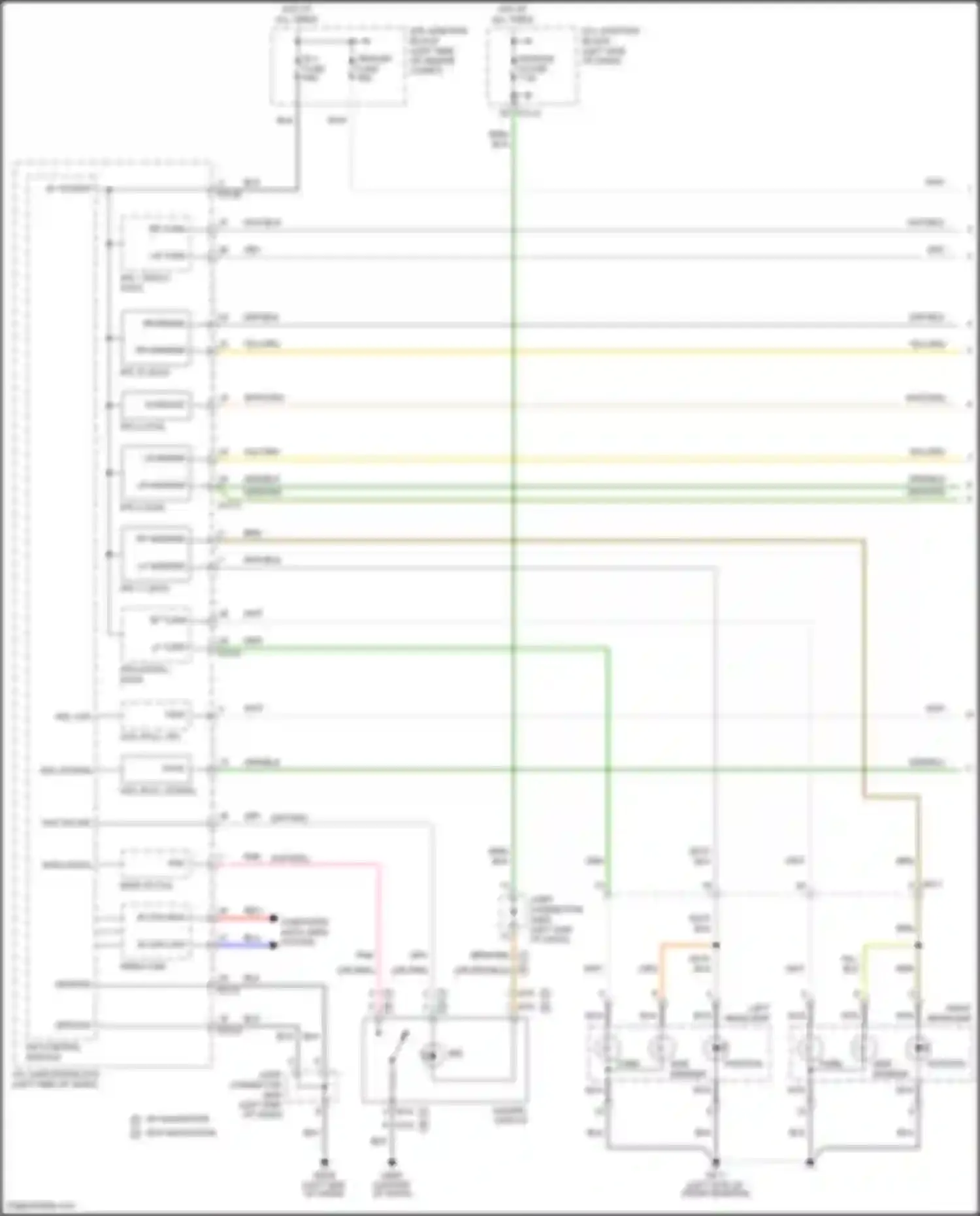 Telluride Kia I (2019-2022): Exterior lamps circuit, w/o led (1 of 3)