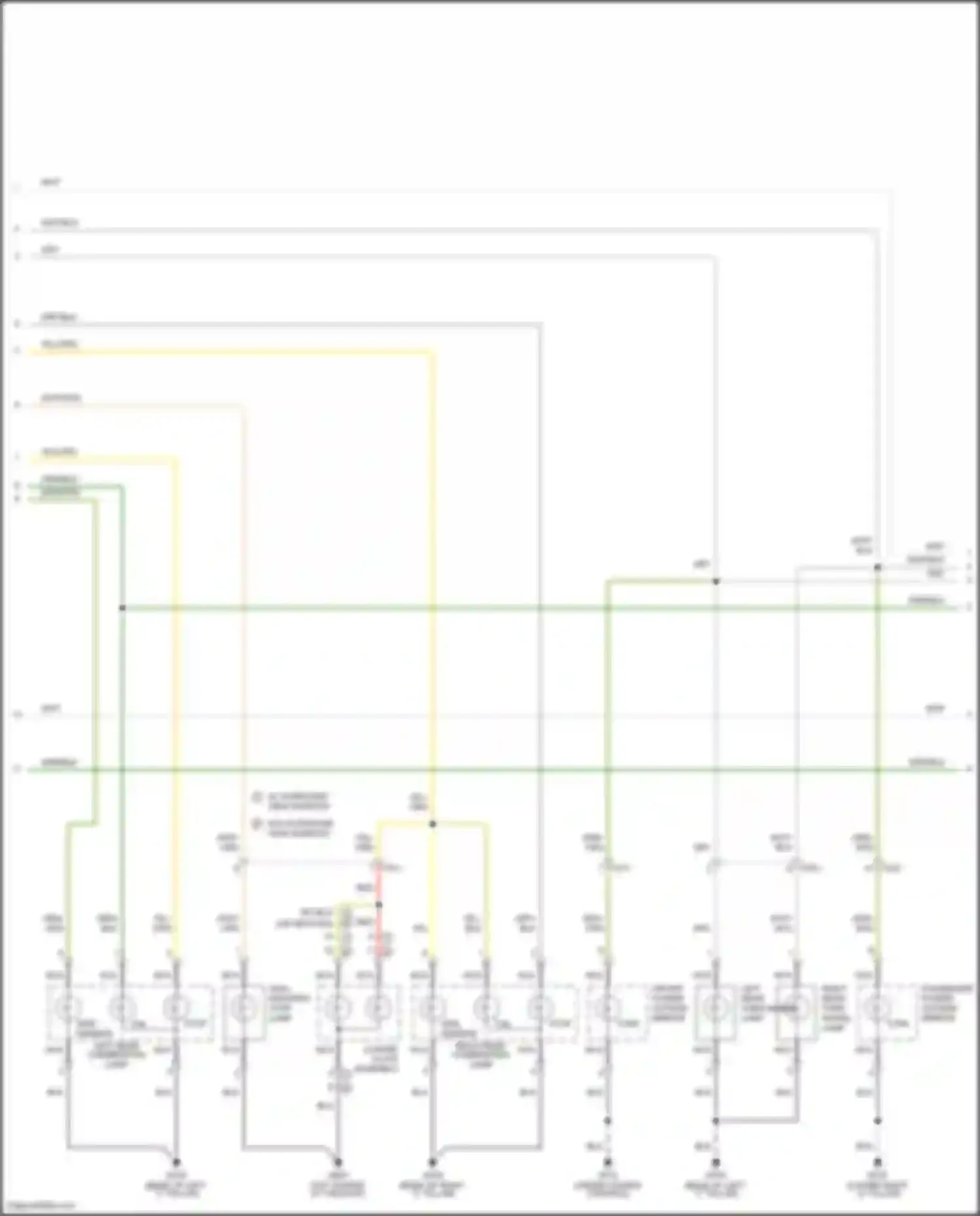 Telluride Kia I (2019-2022): Exterior lamps circuit, w/o led (2 of 3)