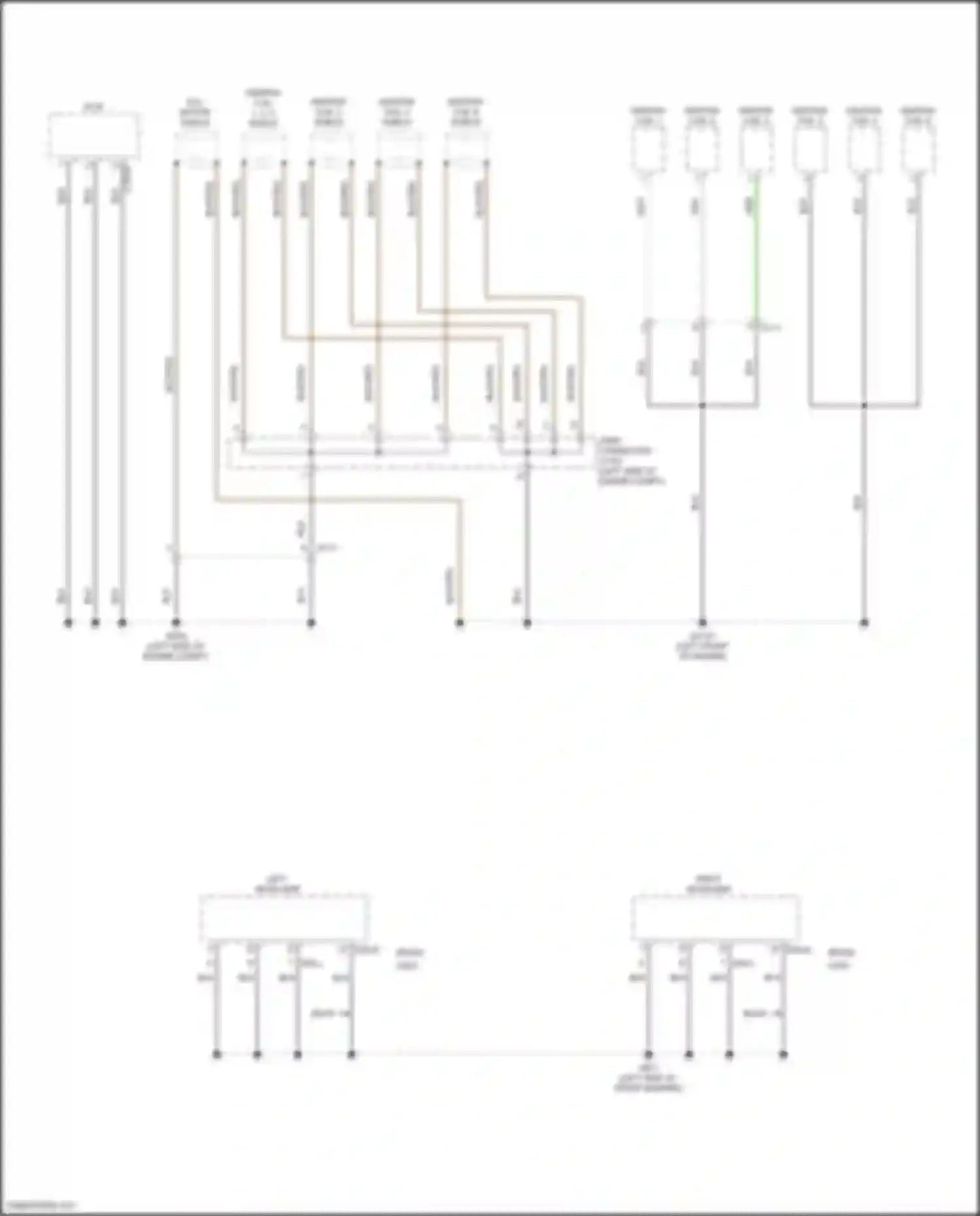 Telluride Kia I (2019-2022): Ground distribution circuit (3 of 8)