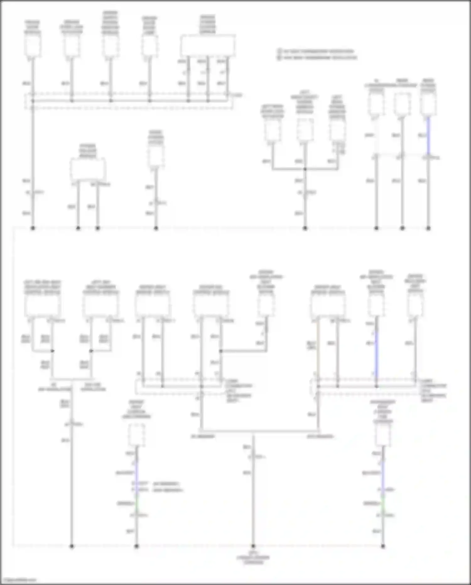 Telluride Kia I (2019-2022): Ground distribution circuit (4 of 8)
