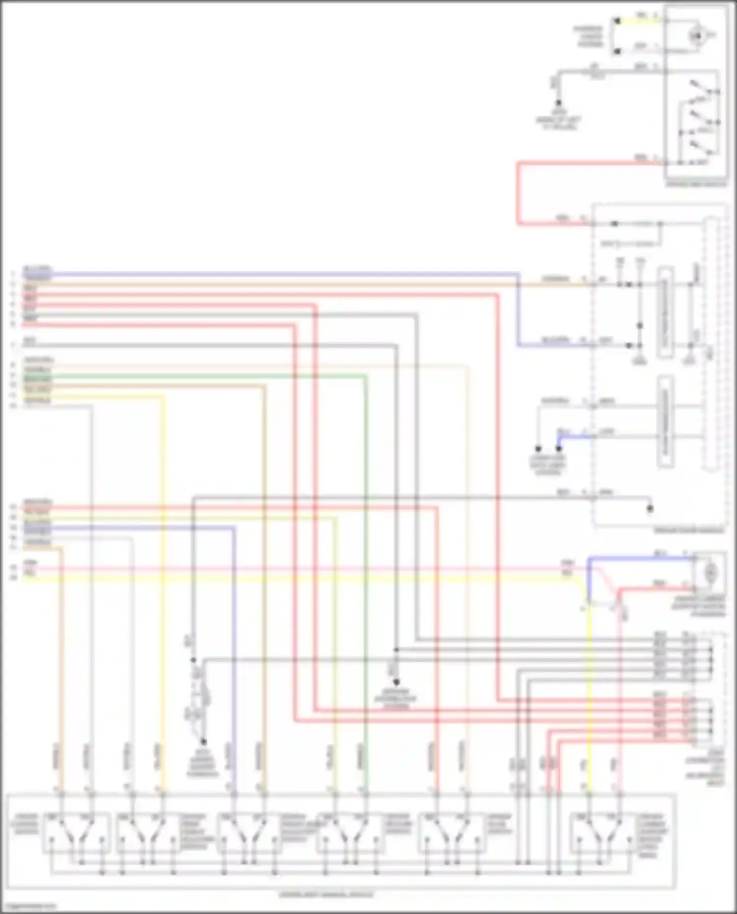 Telluride Kia I (2019-2022): Memory seat circuit (2 of 2)