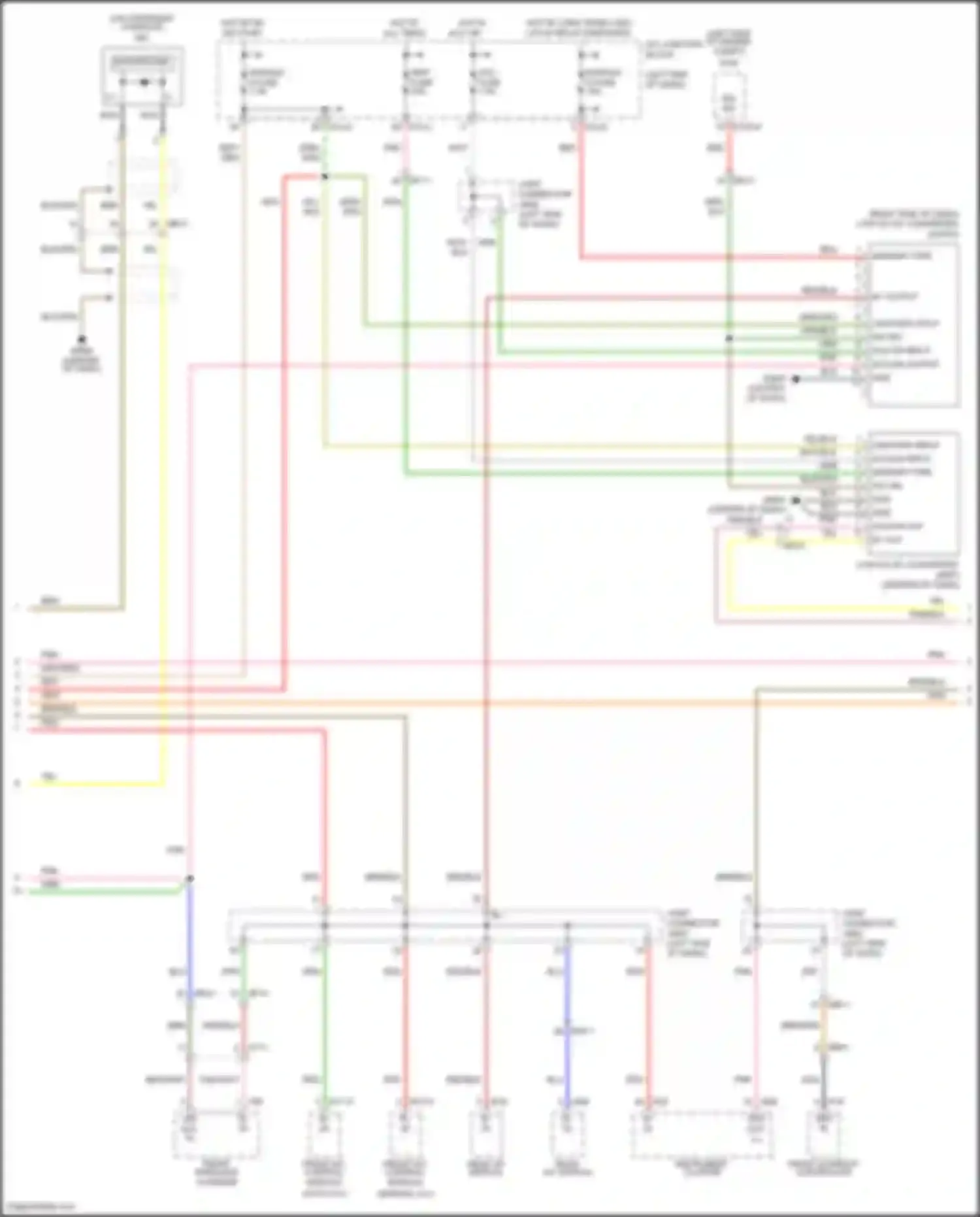 Telluride Kia I (2019-2022): Navigation circuit, w/ external amplifier (2 of 4)