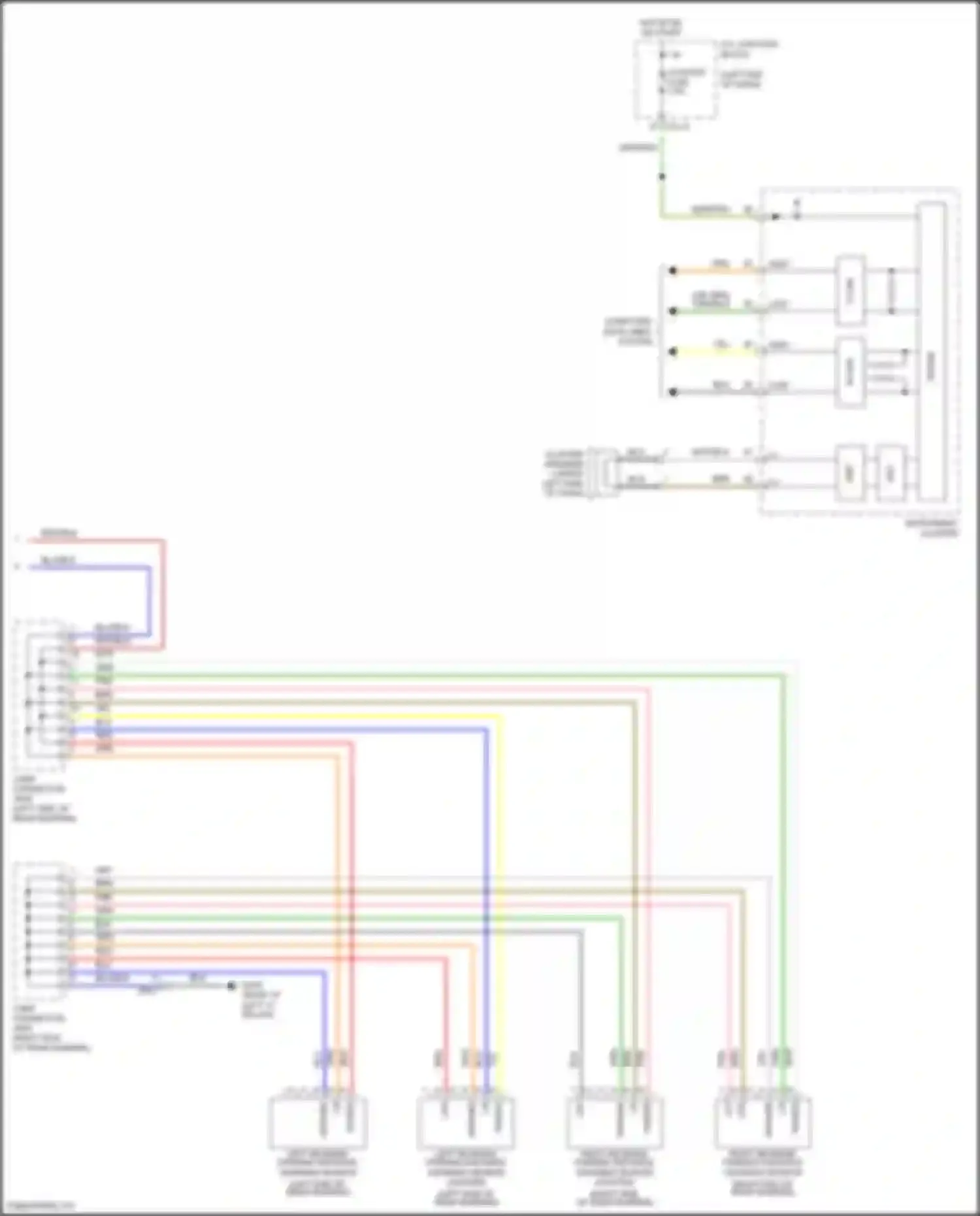 Telluride Kia I (2019-2022): Parking assistant circuit (2 of 2)