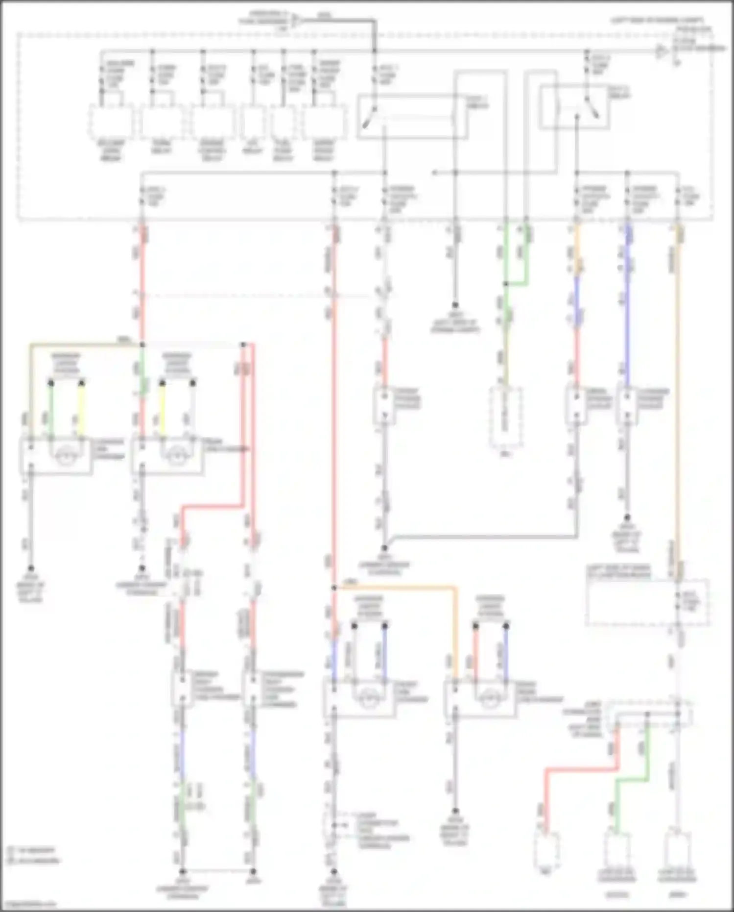 Telluride Kia I (2019-2022): Power distribution circuit (2 of 8)