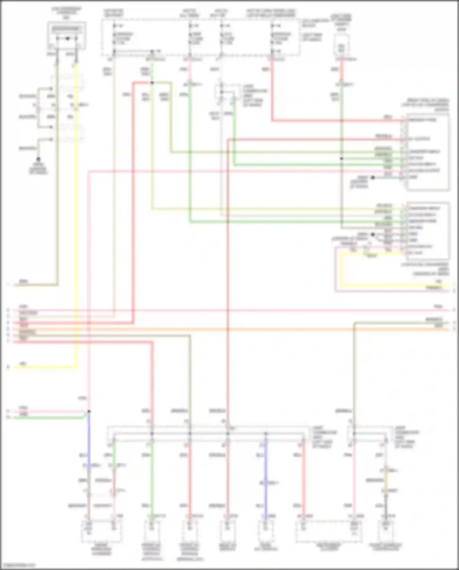 Telluride Kia I (2019-2022): Radio circuit, w/ navigation w/ external amplifier (2 of 4)