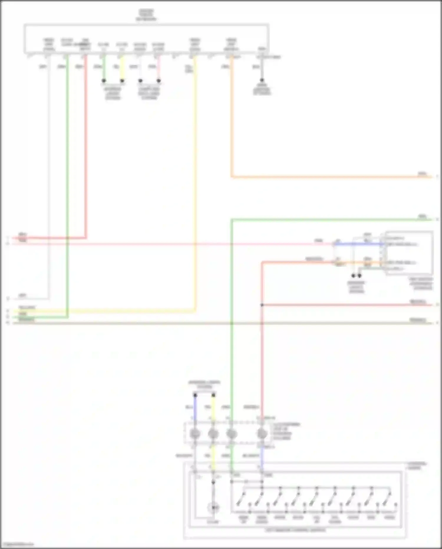 Telluride Kia I (2019-2022): Radio circuit, w/ navigation w/ internal amplifier (3 of 4)