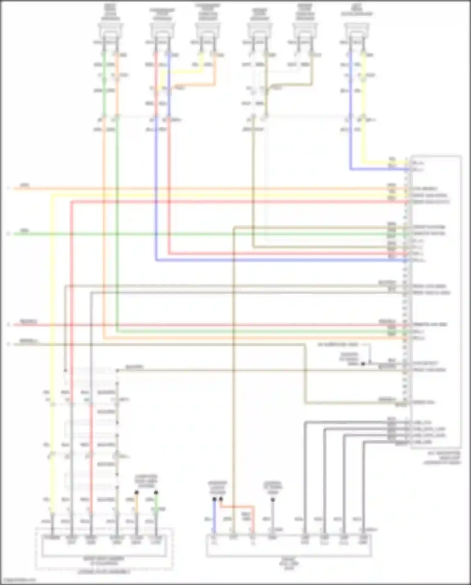 Telluride Kia I (2019-2022): Radio circuit, w/ navigation w/ internal amplifier (4 of 4)