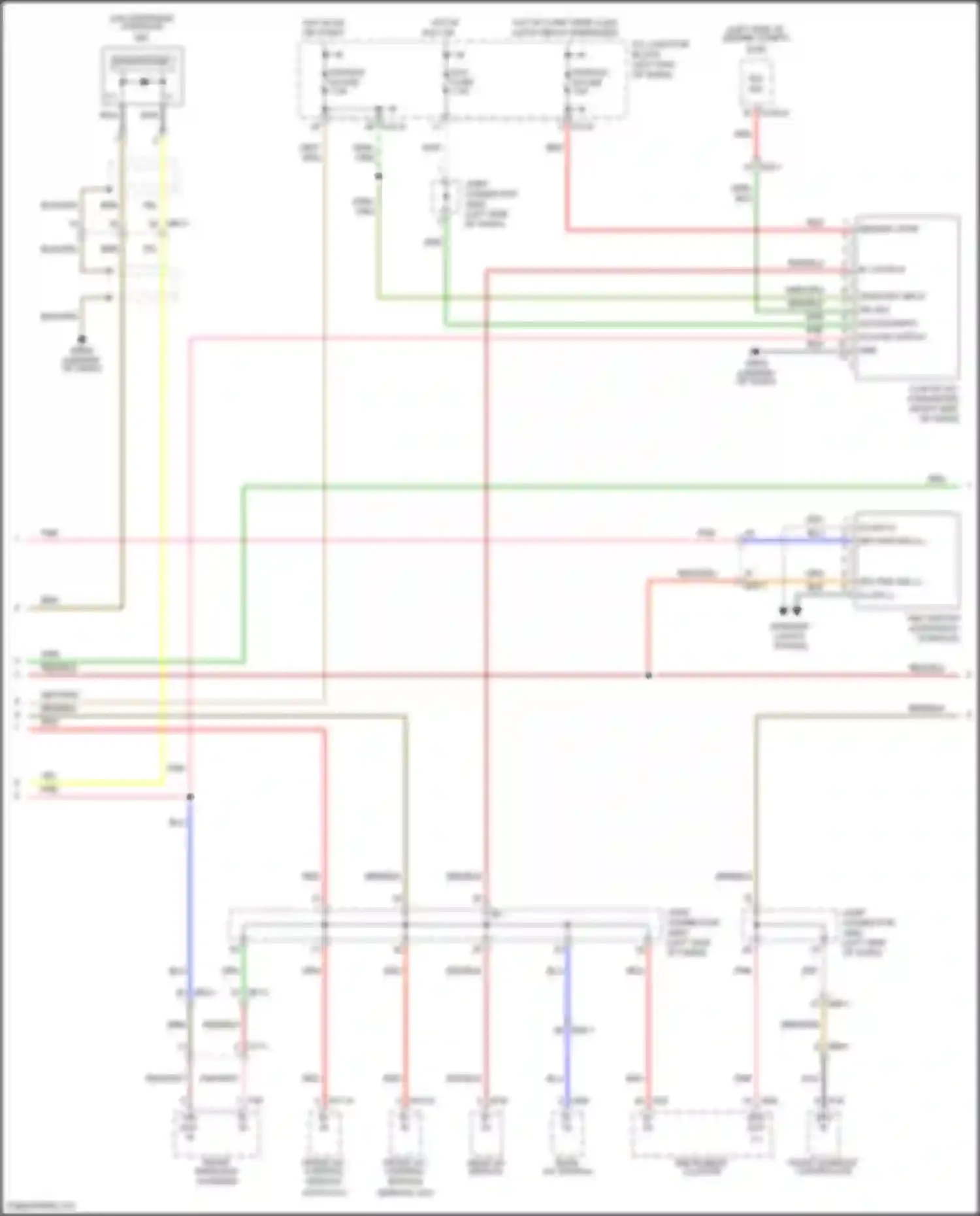 Telluride Kia I (2019-2022): Radio circuit, w/o navigation (2 of 3)