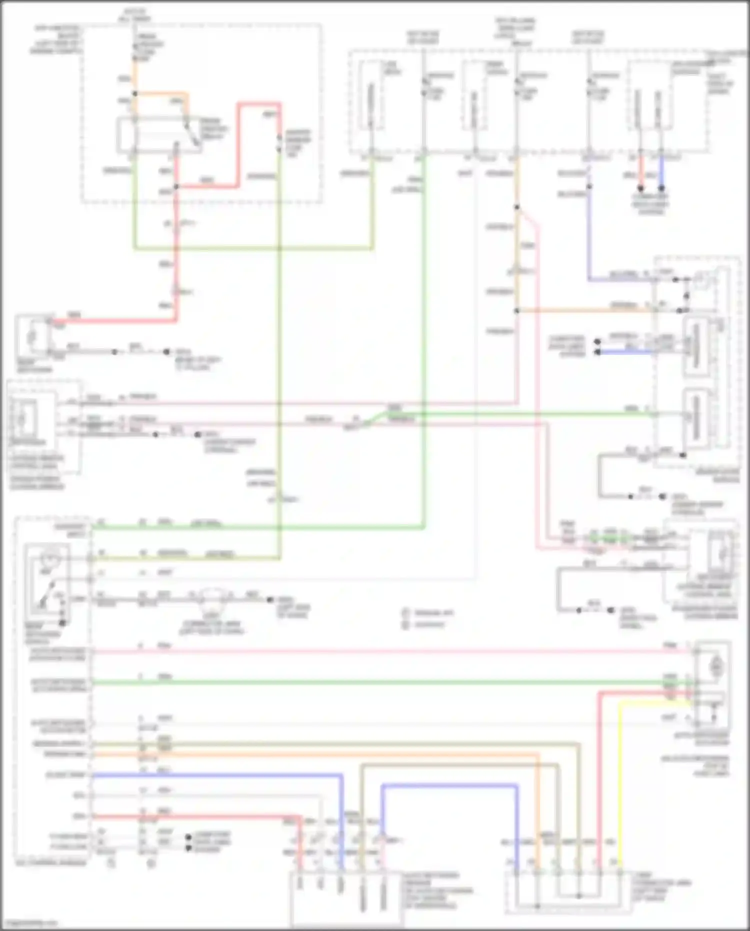 Wiring diagram auto defogger actuator open for Kia Telluride I (2019-2022) (1 of 2)