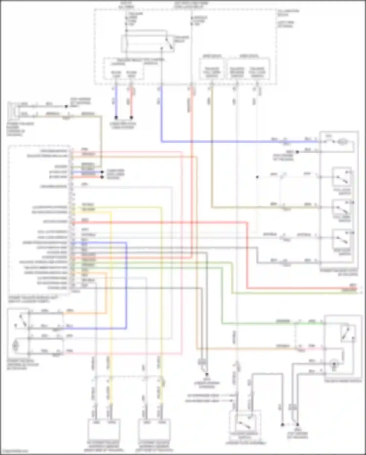 Wiring diagram b-can b-can high low for Kia Telluride I (2019-2022) (1 of 2)