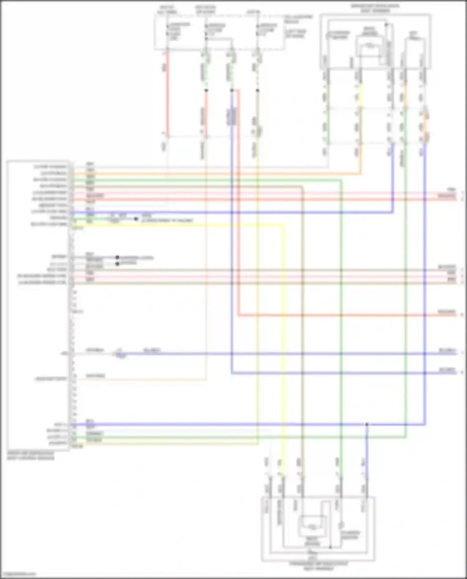 Wiring diagram back heater for Kia Telluride I (2019-2022) (1 of 1)