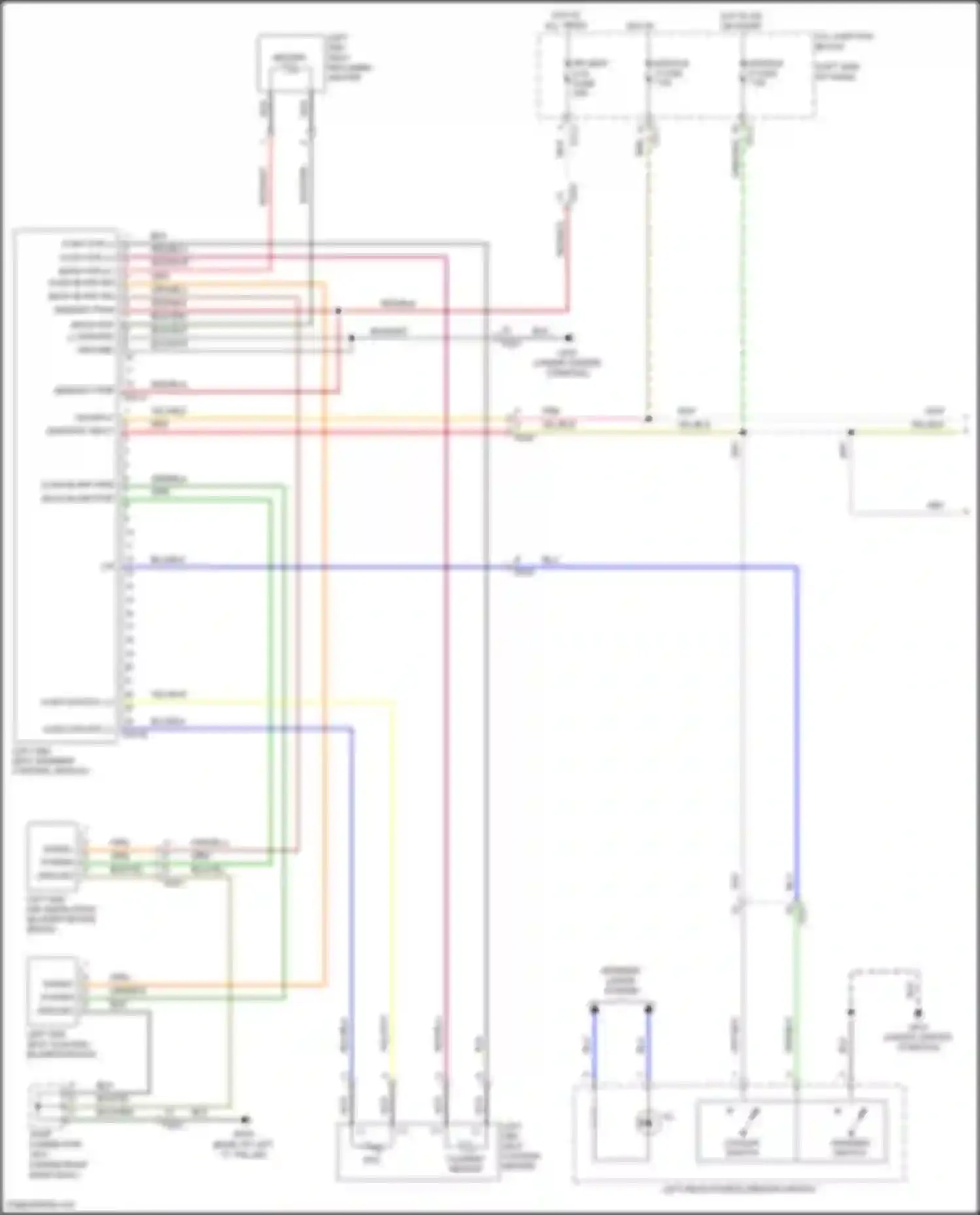 Wiring diagram blk/wht for Kia Telluride I (2019-2022) (9 of 18)