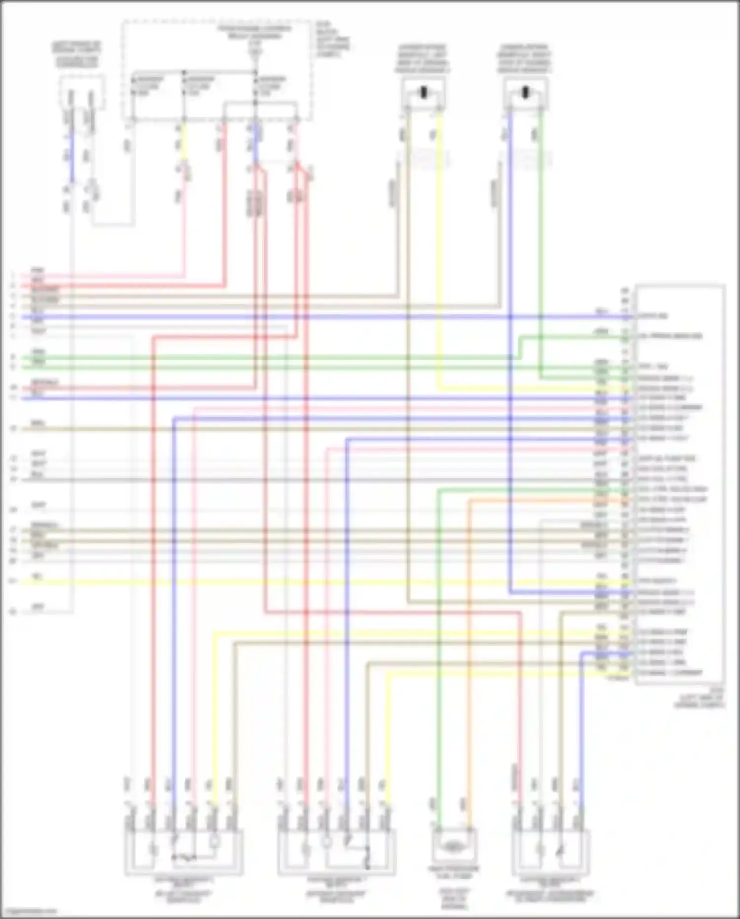 Wiring diagram cvvt in bank 2 for Kia Telluride I (2019-2022) (1 of 1)