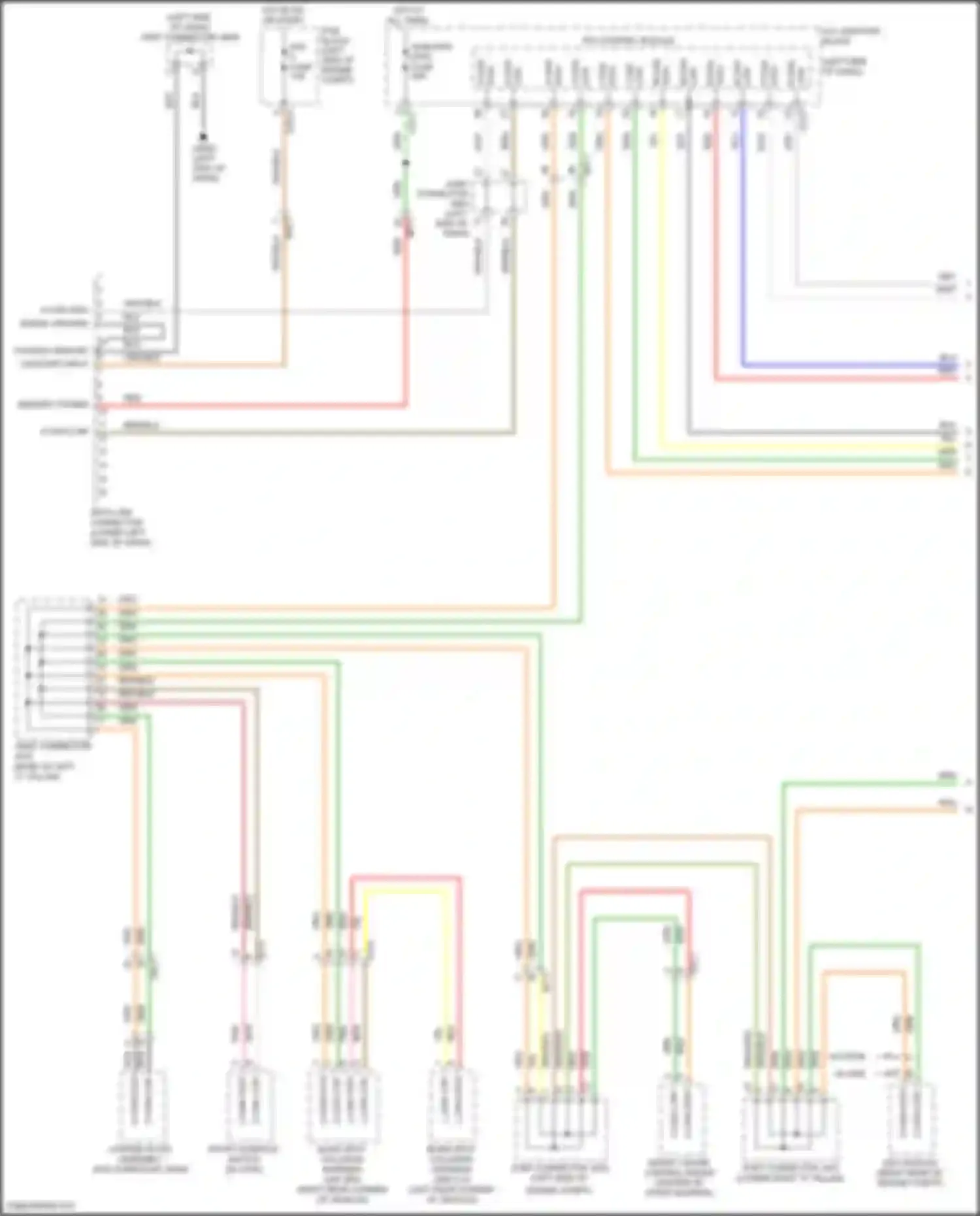 Wiring diagram data link connector for Kia Telluride I (2019-2022) (1 of 4)