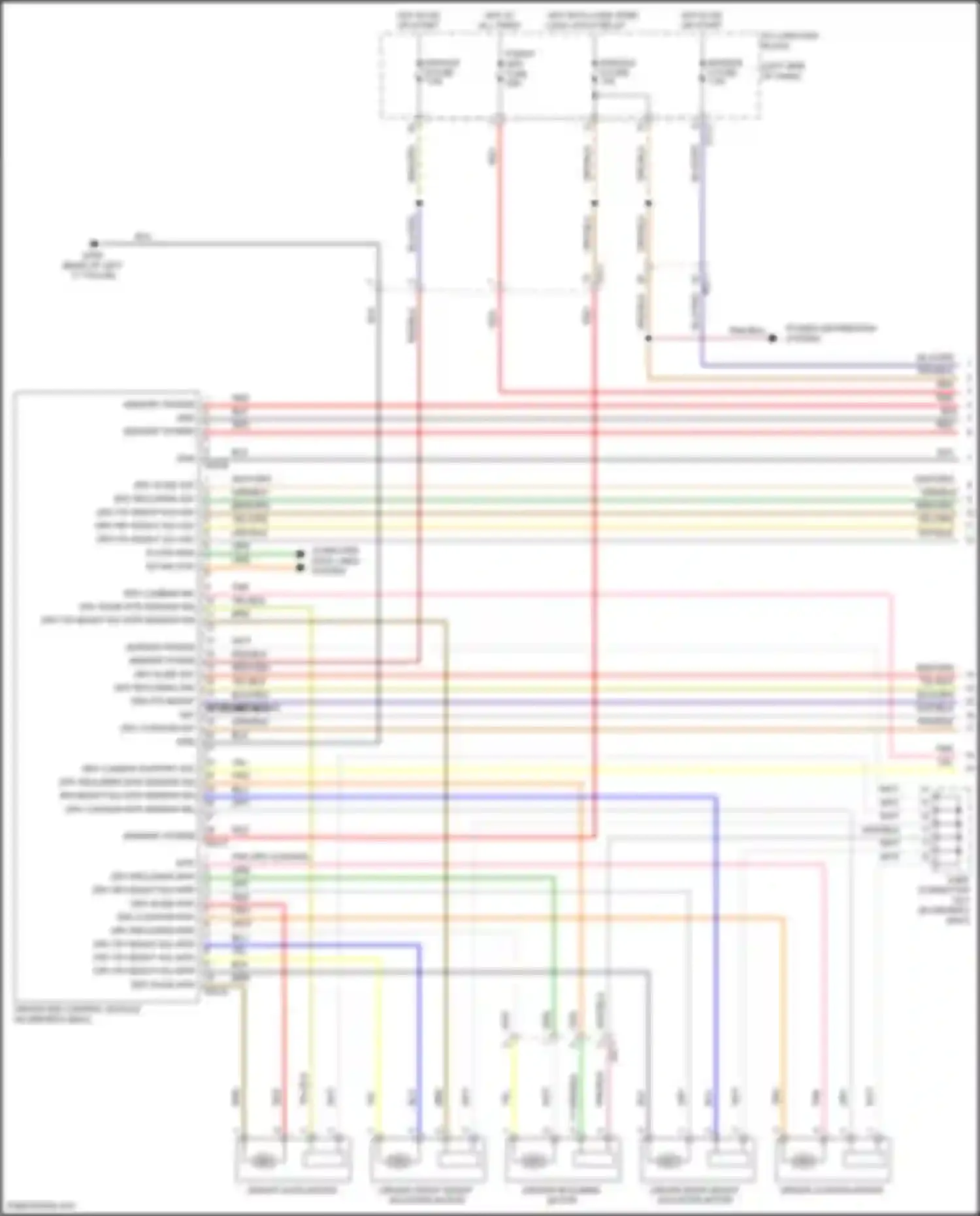 Wiring diagram drv cushion mtr rr for Kia Telluride I (2019-2022) (1 of 1)