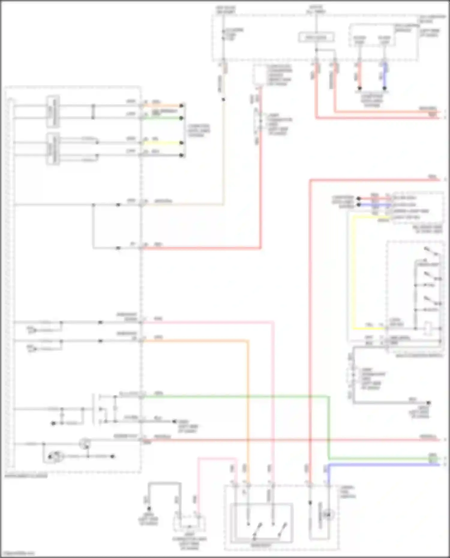 Wiring diagram gry/org for Kia Telluride I (2019-2022) (15 of 53)