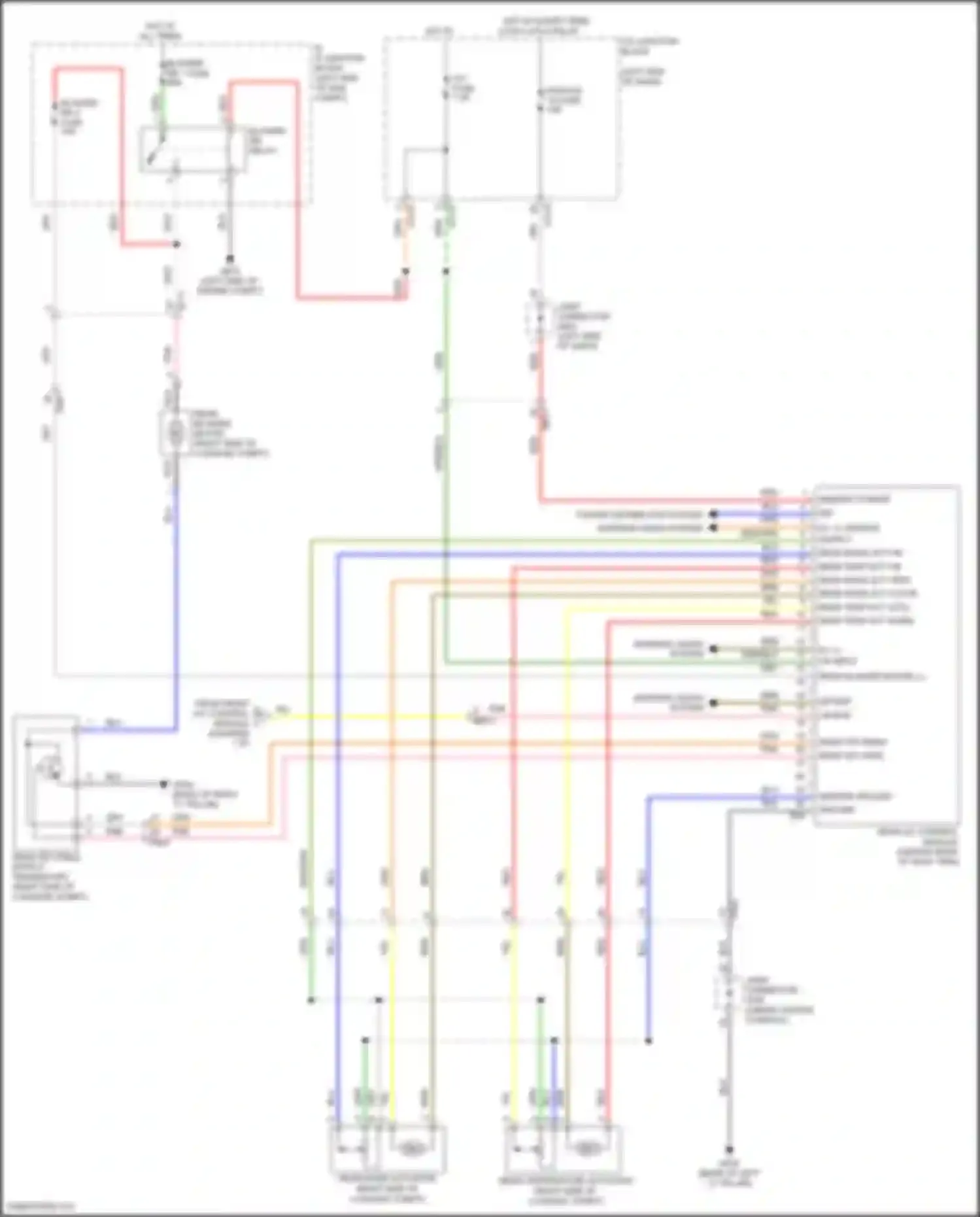 Wiring diagram hot w/ short term lood latch relay on for Kia Telluride I (2019-2022) (1 of 1)