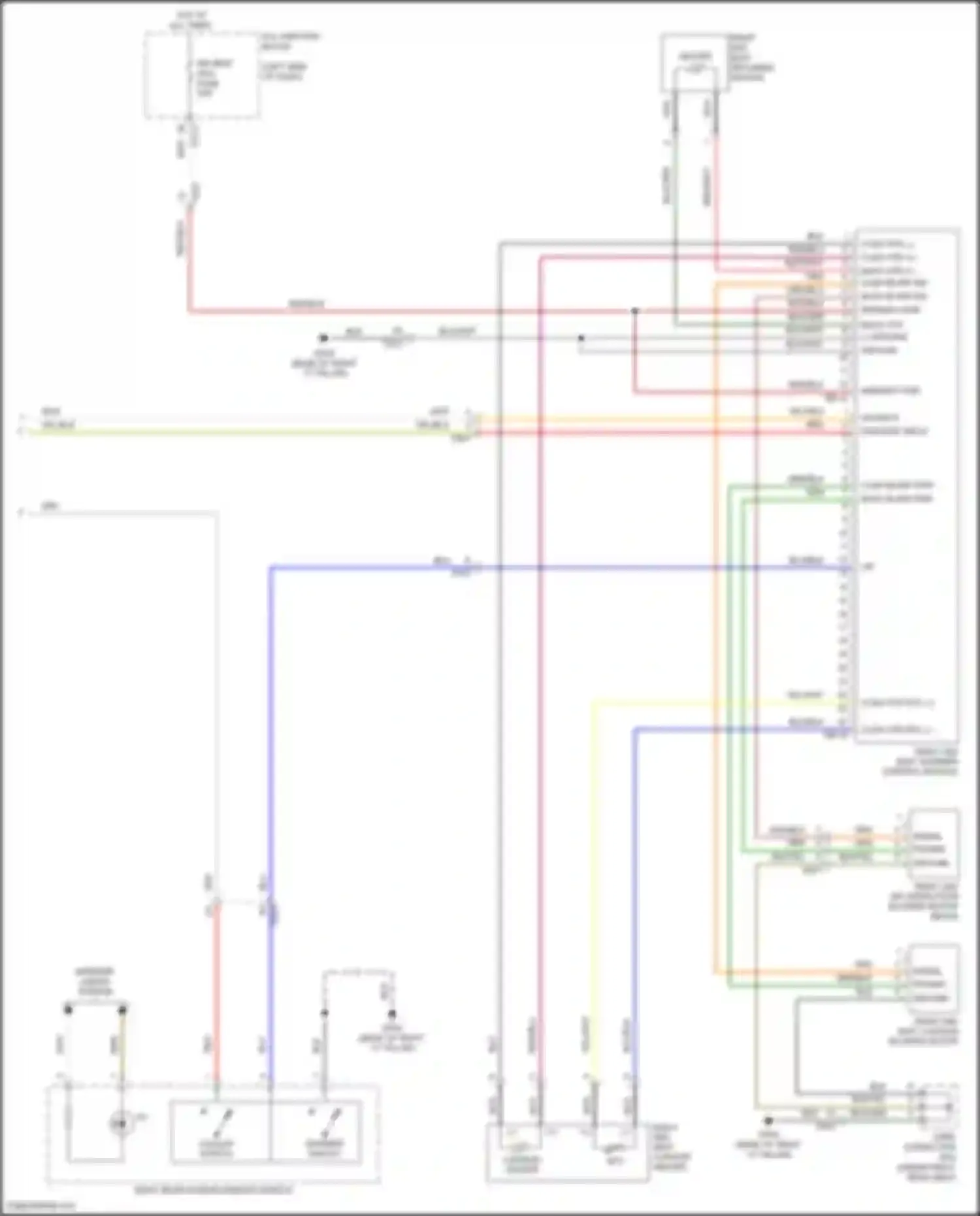 Wiring diagram icu junction block for Kia Telluride I (2019-2022) (40 of 79)