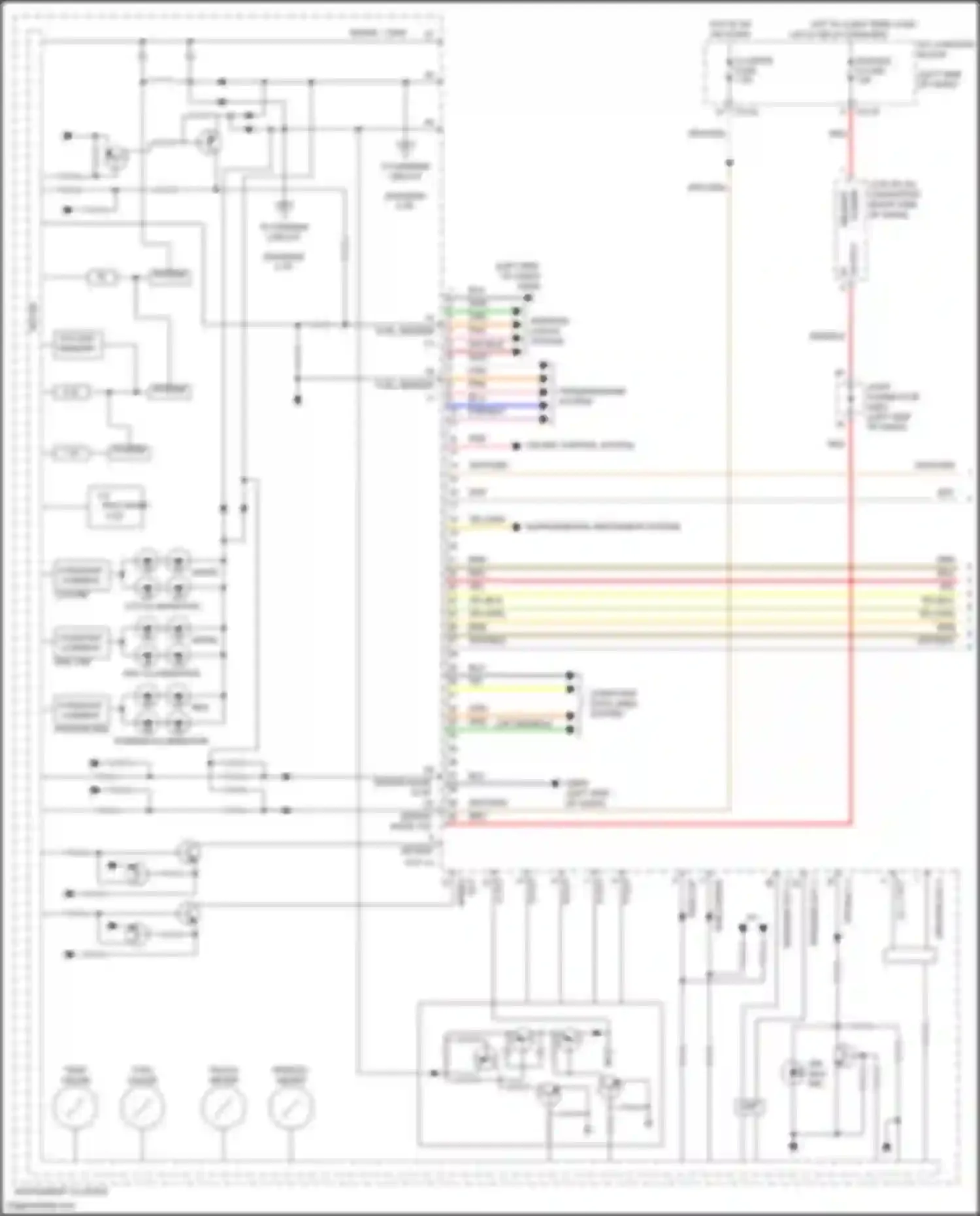 Wiring diagram lcd illumination for Kia Telluride I (2019-2022) (1 of 1)