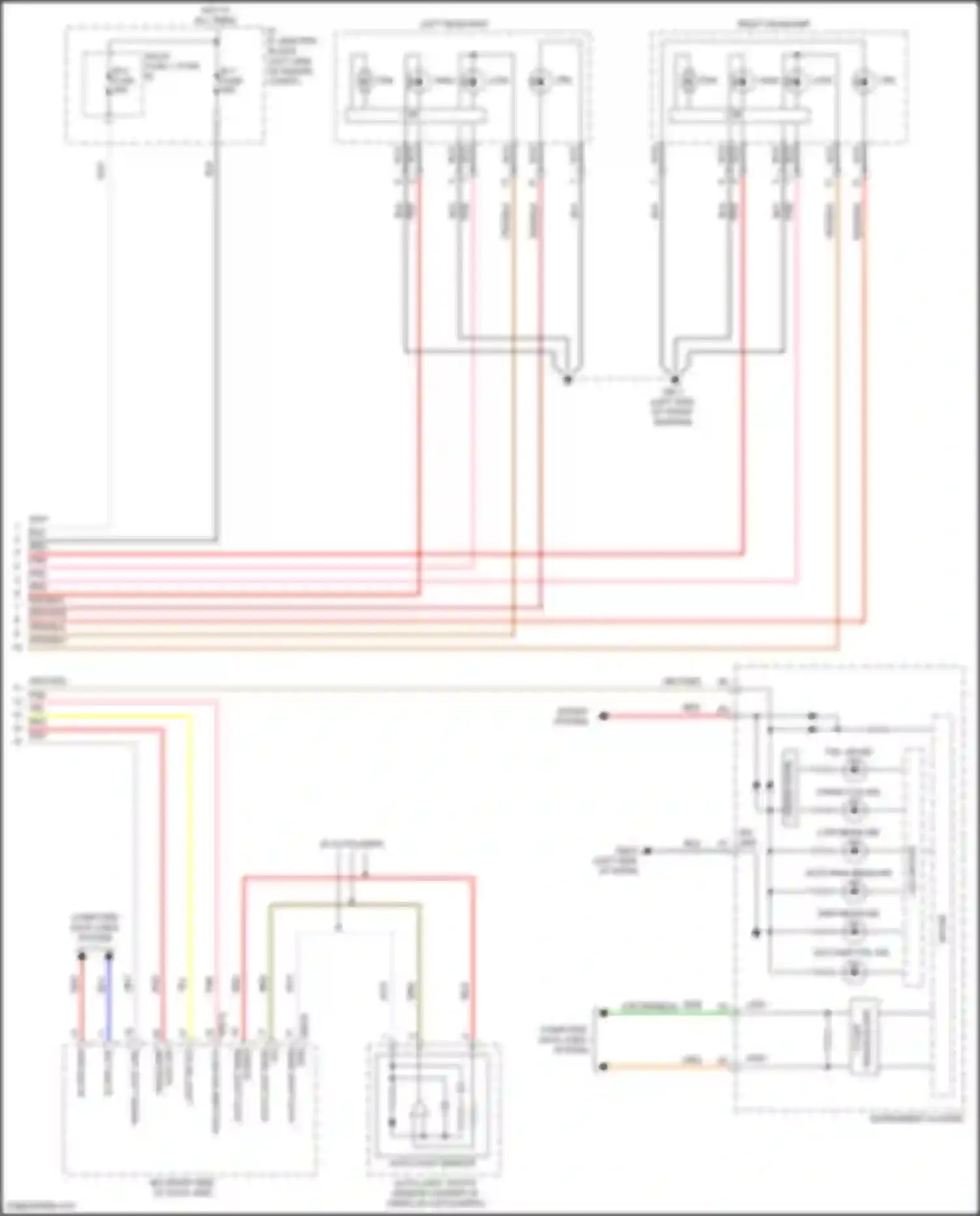Wiring diagram led driver for Kia Telluride I (2019-2022) (3 of 6)