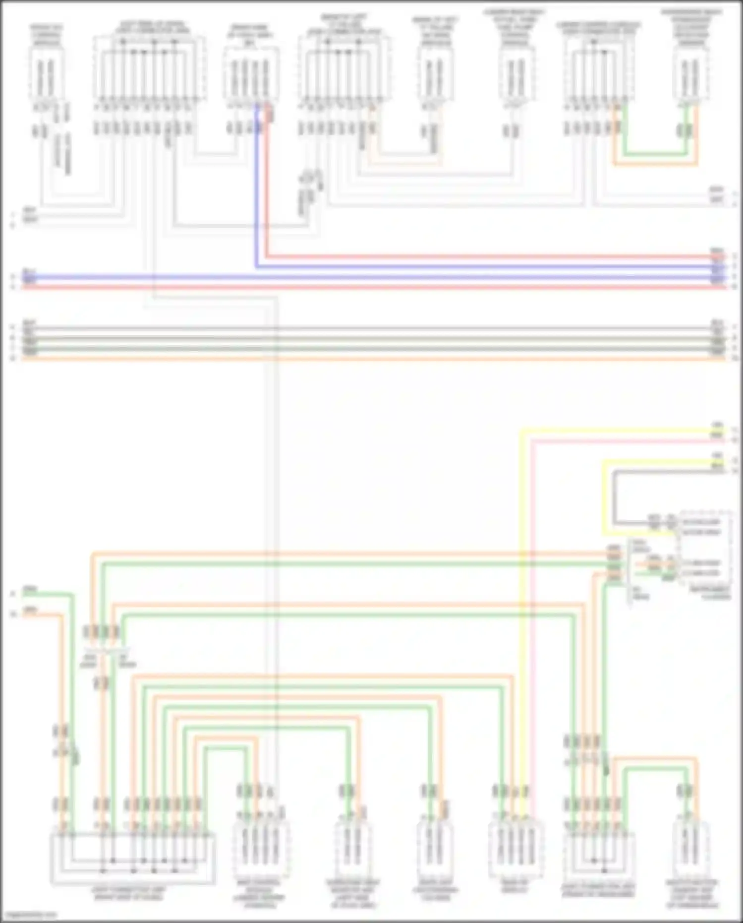 Wiring diagram mdps unit for Kia Telluride I (2019-2022) (1 of 4)