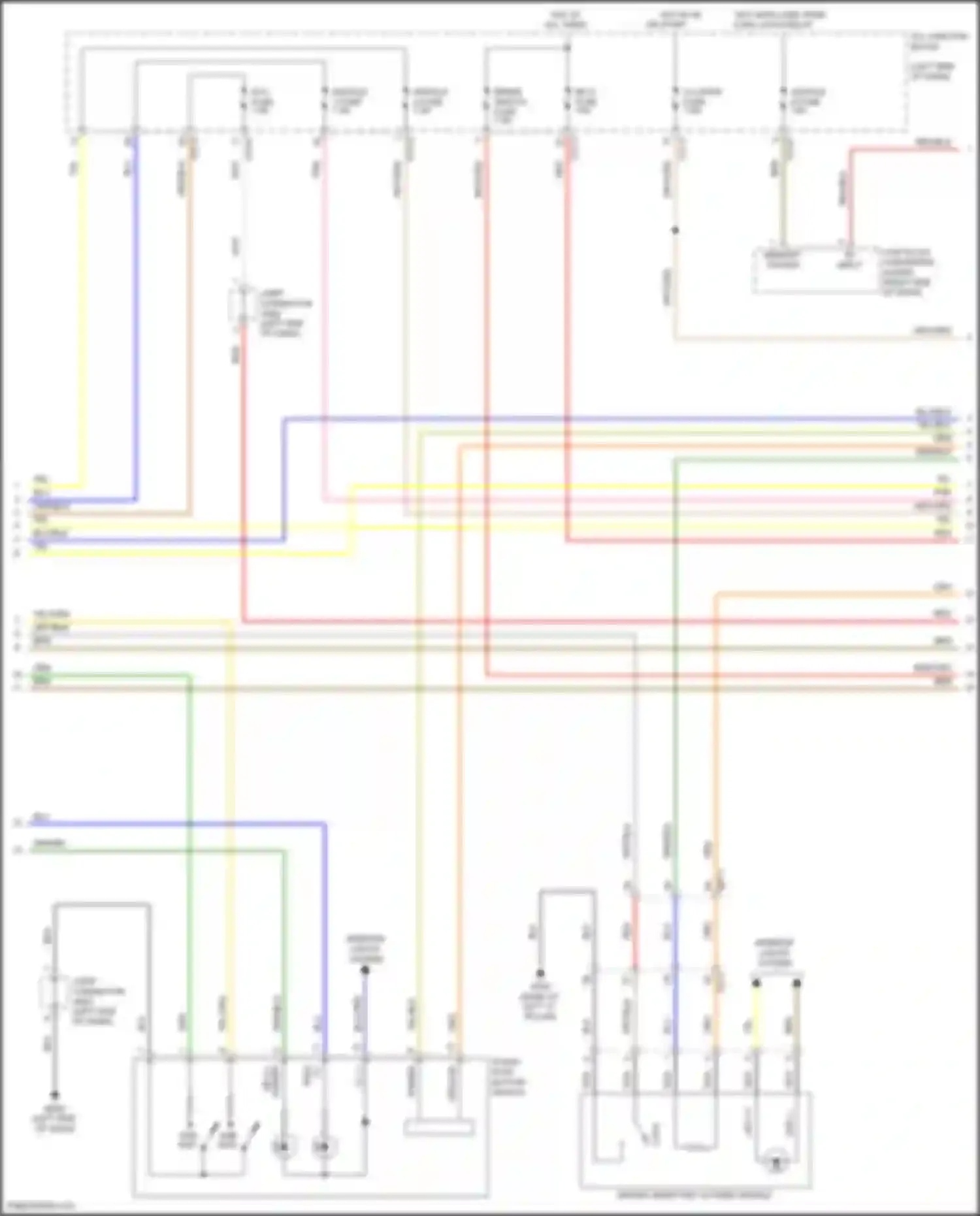 Wiring diagram module 1 fuse for Kia Telluride I (2019-2022) (1 of 3)