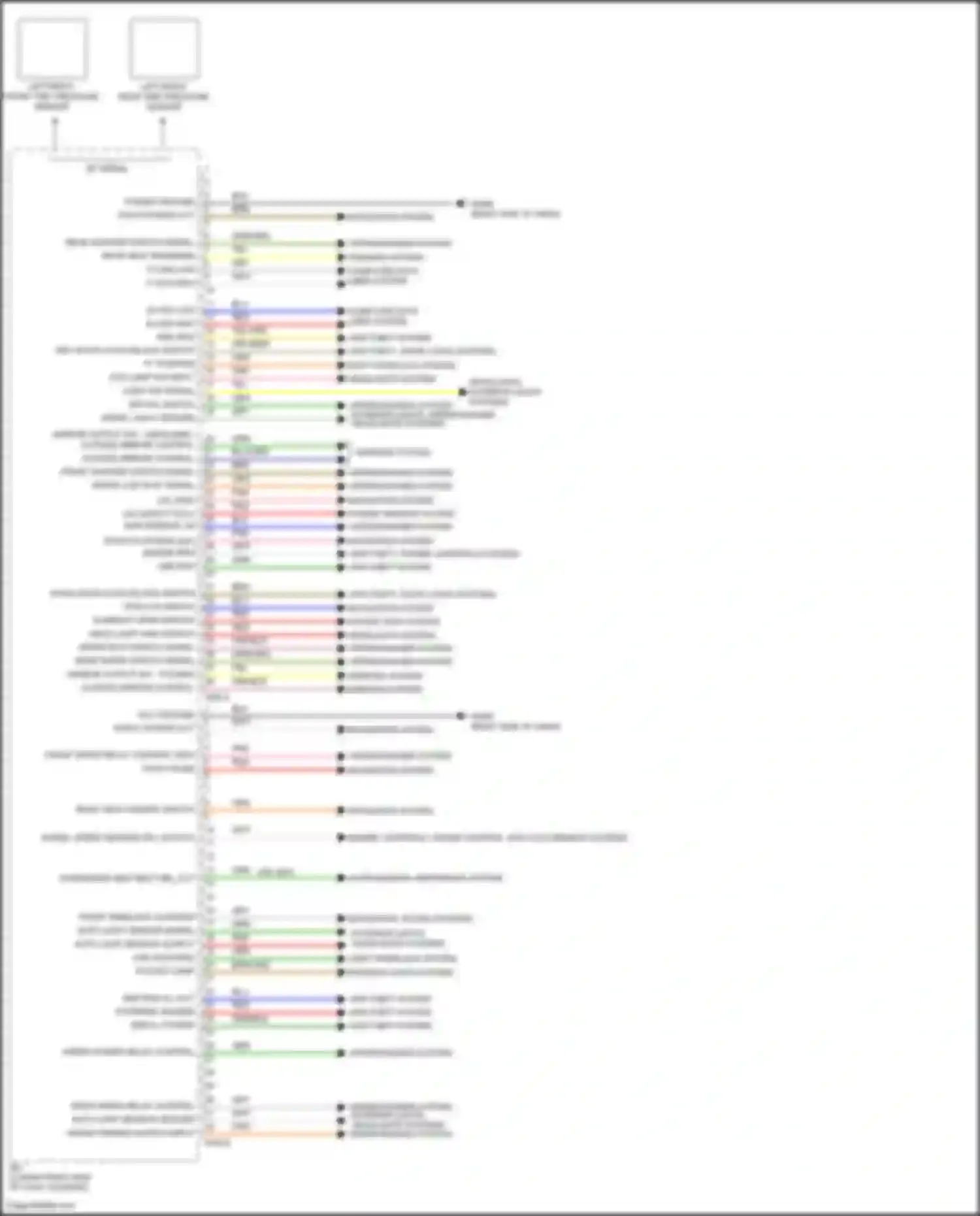 Wiring diagram outside mirror control hr for Kia Telluride I (2019-2022) (1 of 1)