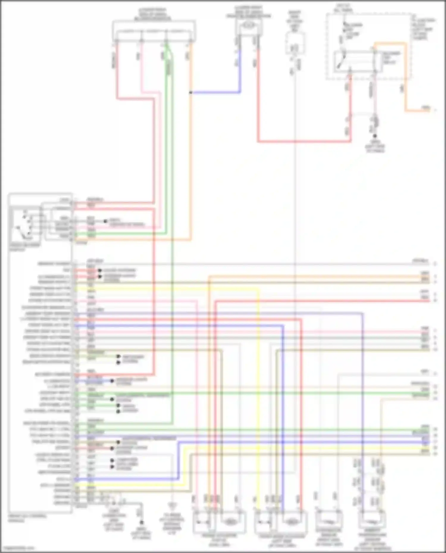 Wiring diagram red for Kia Telluride I (2019-2022) (26 of 136)