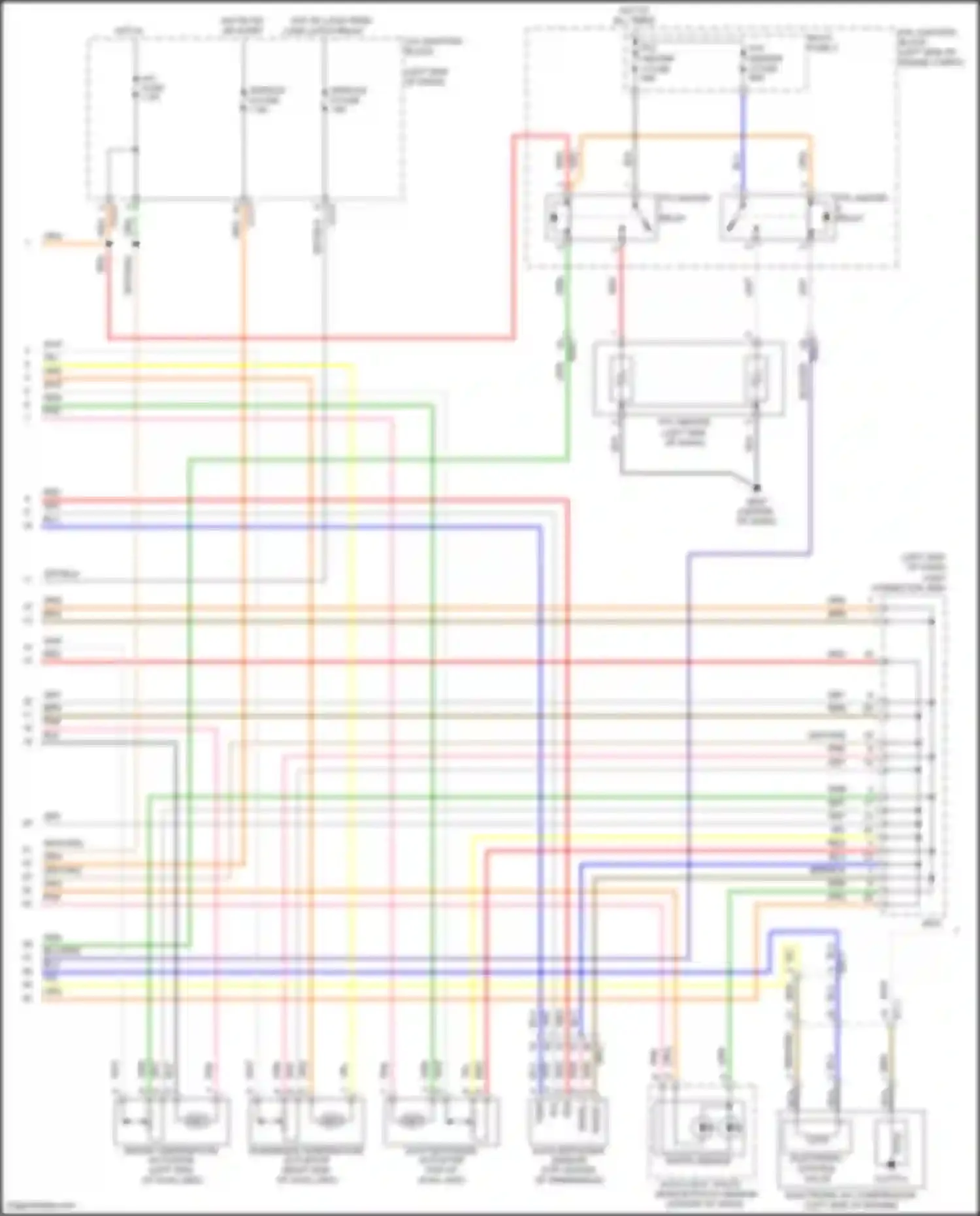 Wiring diagram red for Kia Telluride I (2019-2022) (22 of 136)