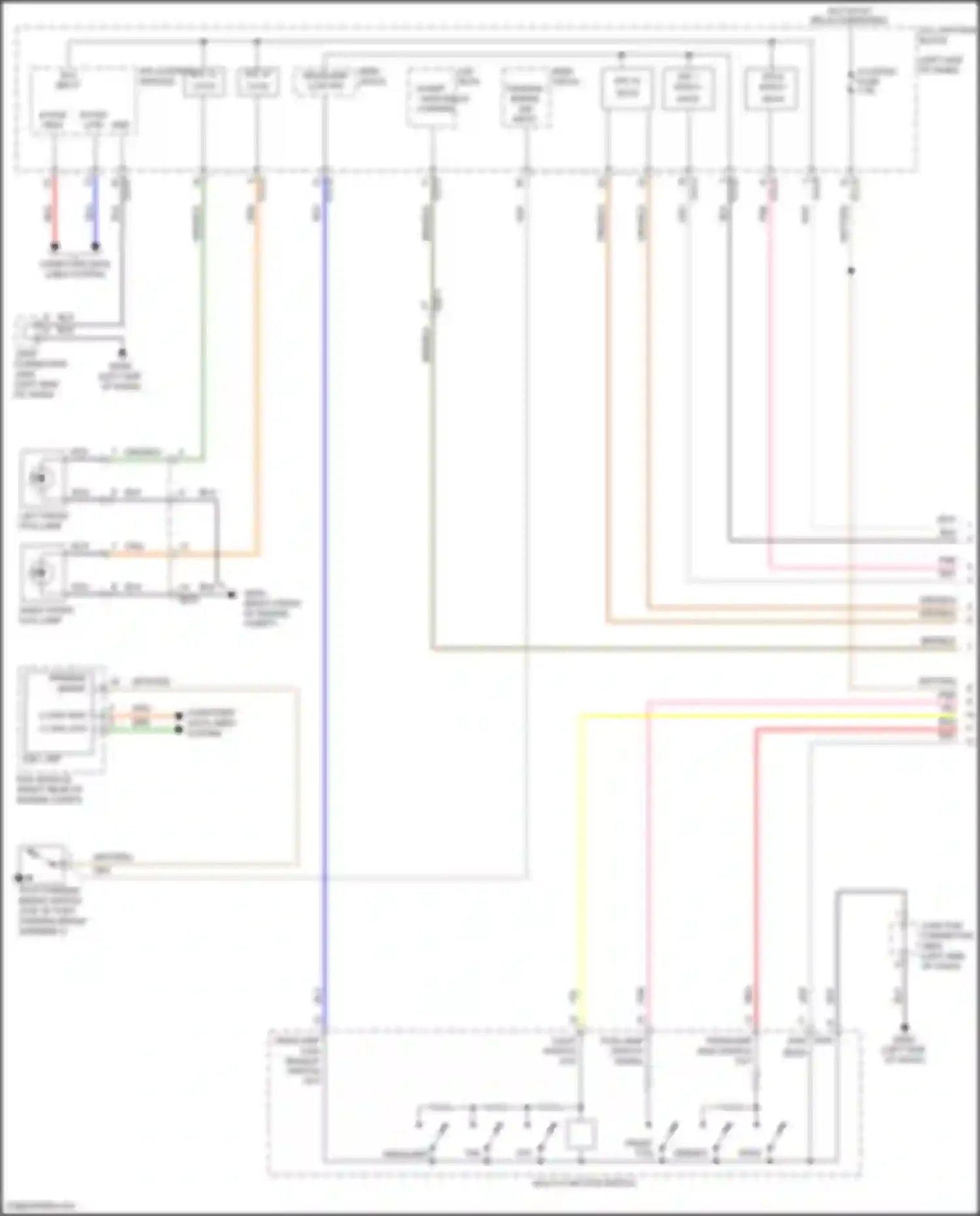 Wiring diagram relay energized for Kia Telluride I (2019-2022) (1 of 2)