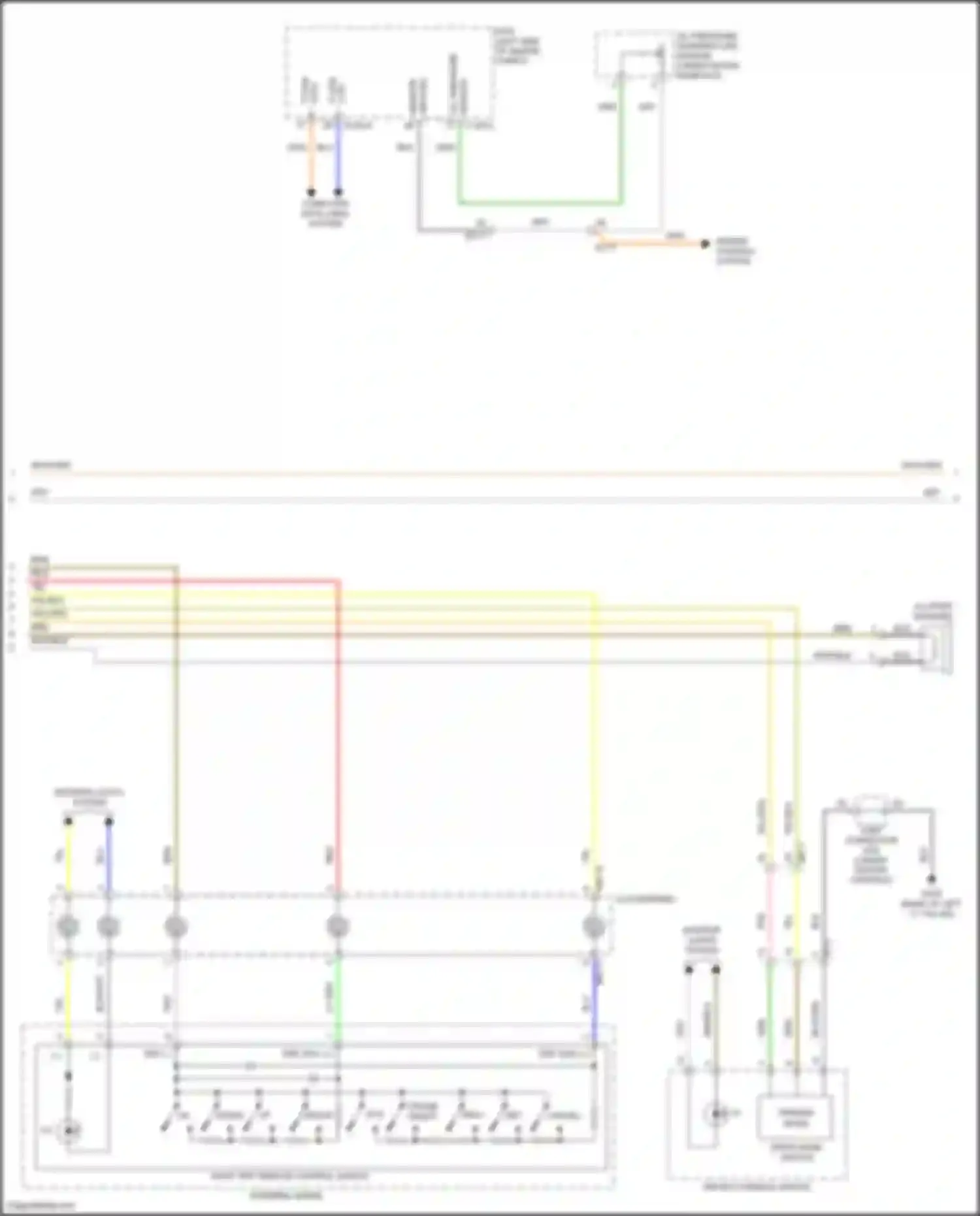 Wiring diagram res+ for Kia Telluride I (2019-2022) (2 of 3)
