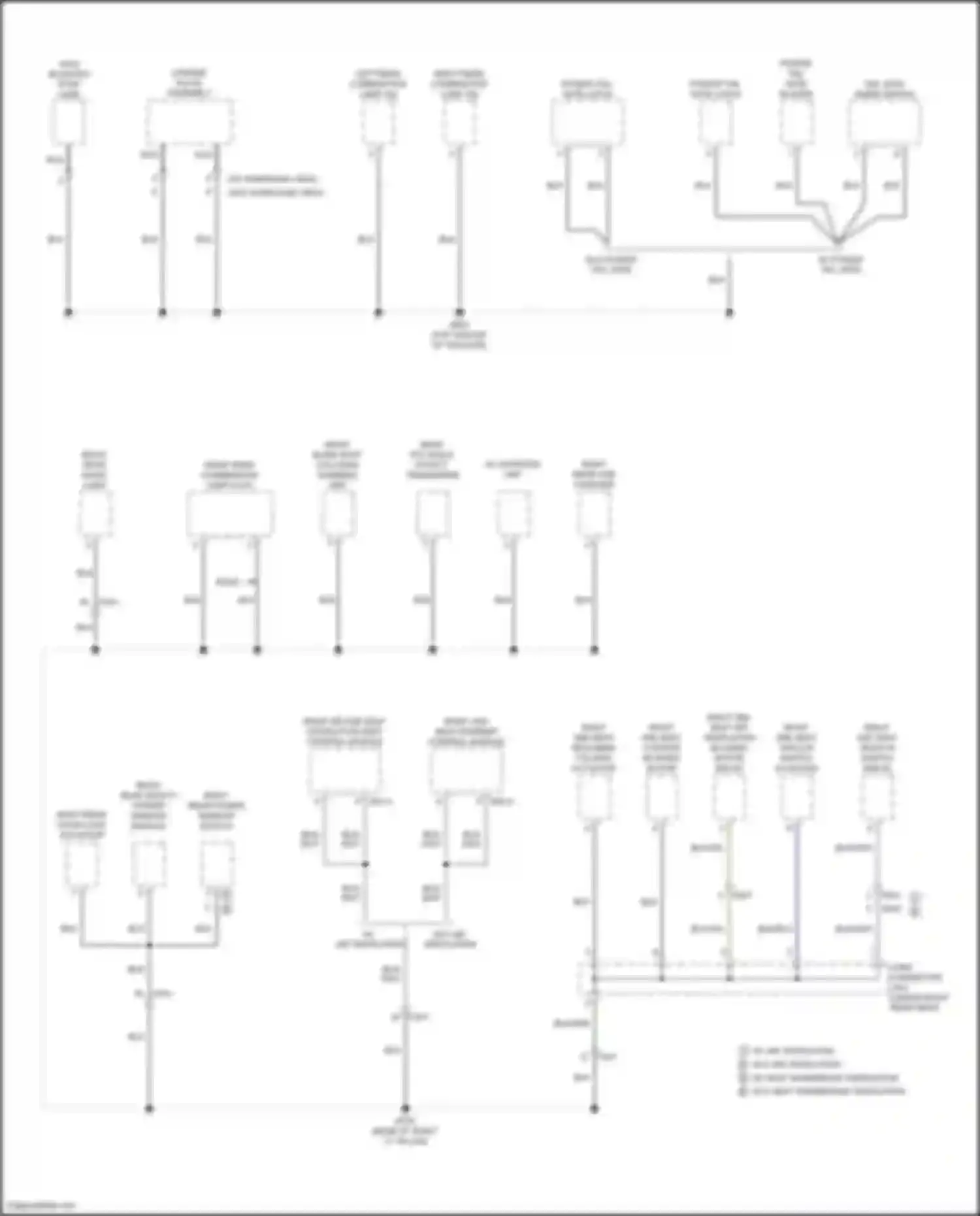 Wiring diagram right rear mood lamp for Kia Telluride I (2019-2022) (1 of 1)