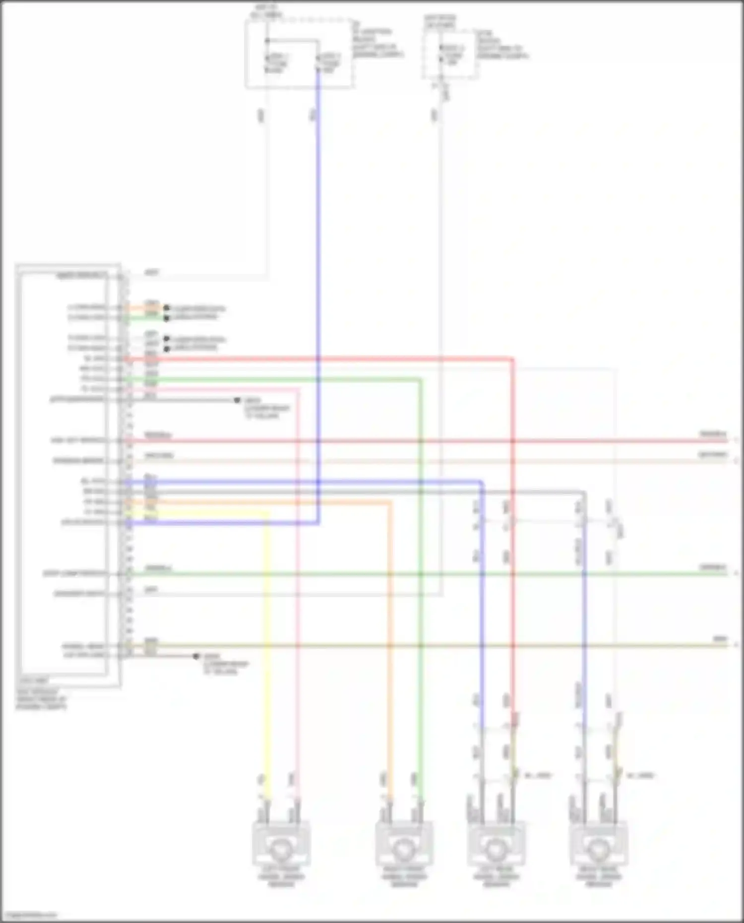Wiring diagram rl sig for Kia Telluride I (2019-2022) (2 of 2)