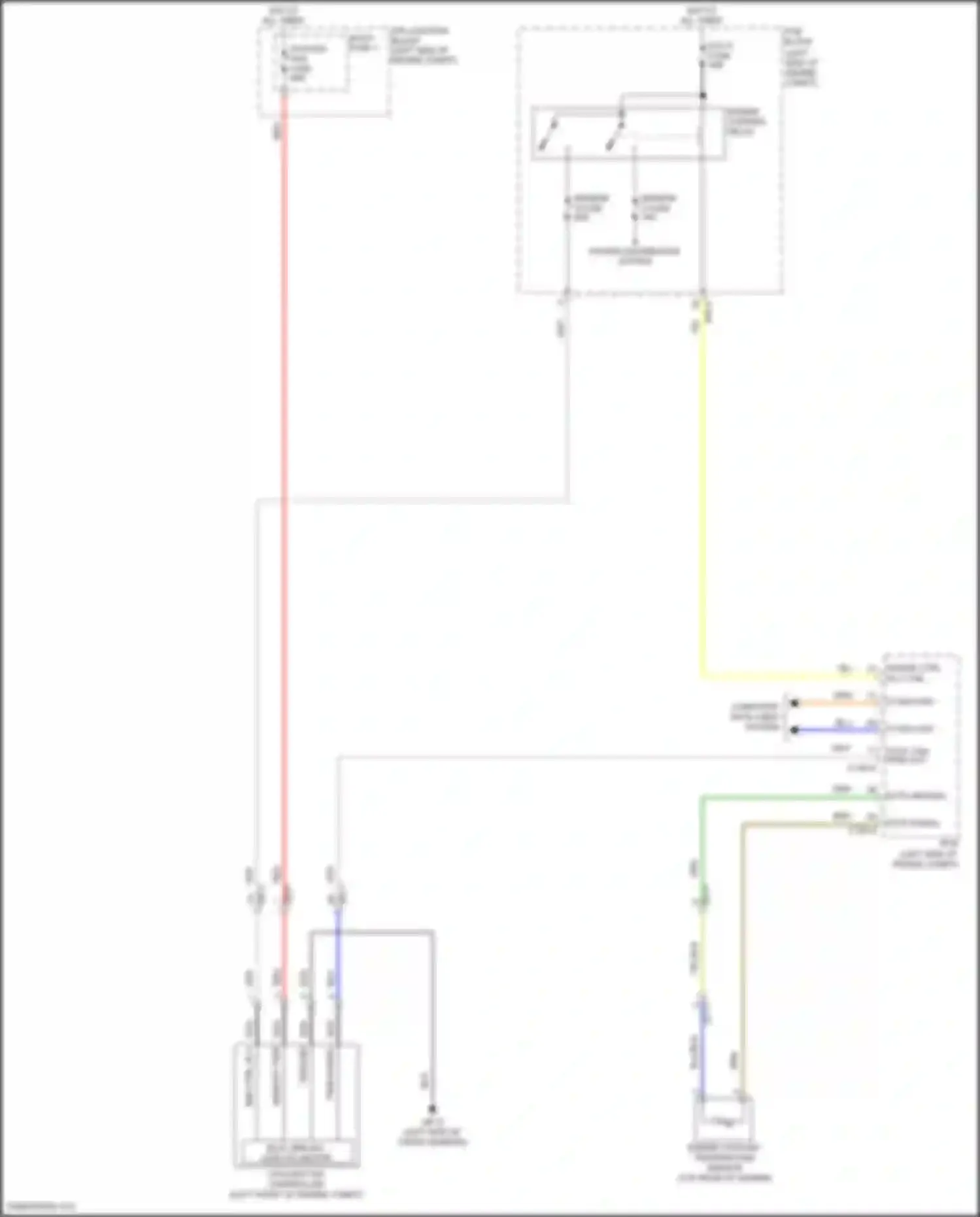 Wiring diagram sensor 3 fuse for Kia Telluride I (2019-2022) (2 of 4)