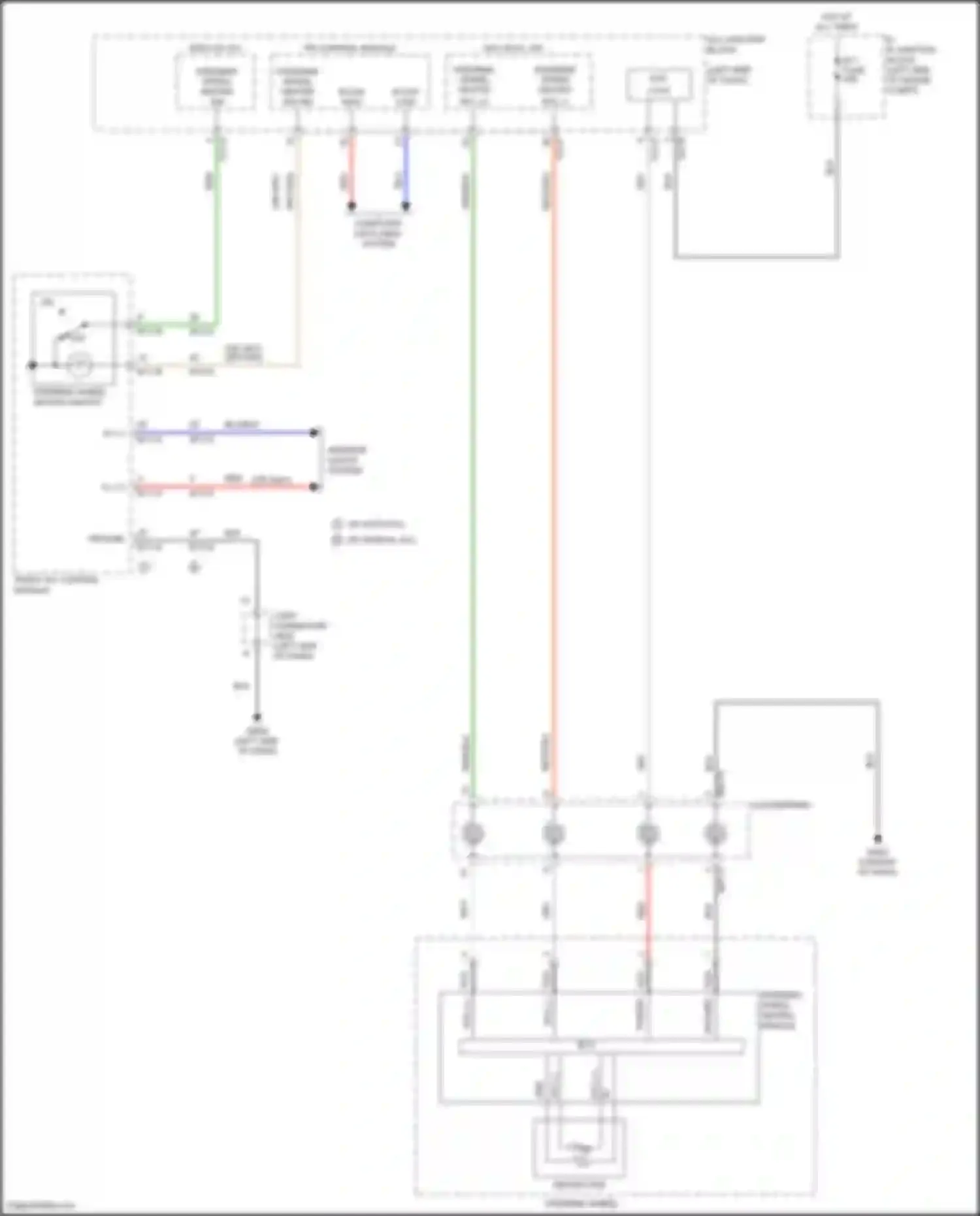 Wiring diagram steering wheel heated switch for Kia Telluride I (2019-2022) (1 of 1)