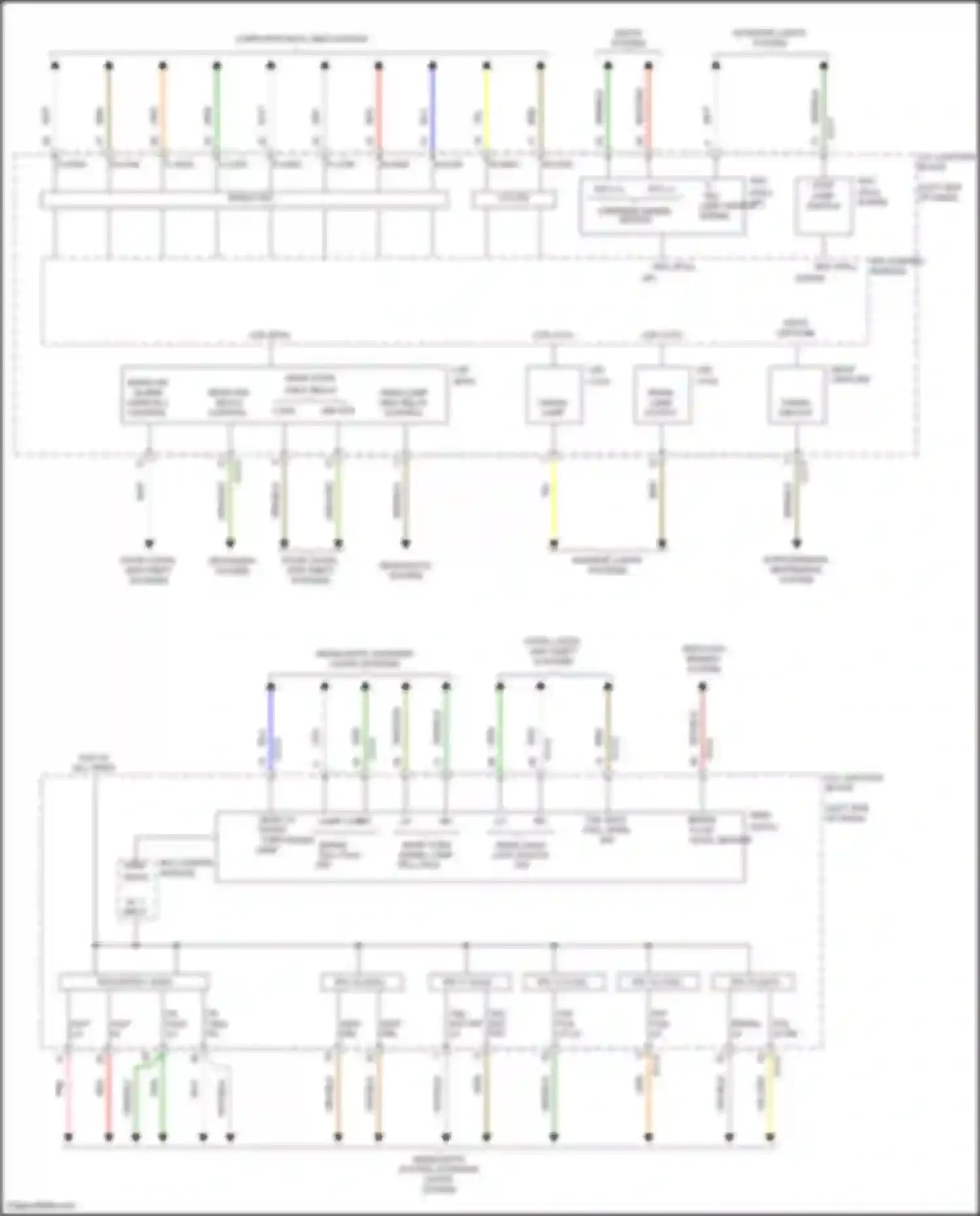 Wiring diagram tail ext frt lh for Kia Telluride I (2019-2022) (1 of 1)