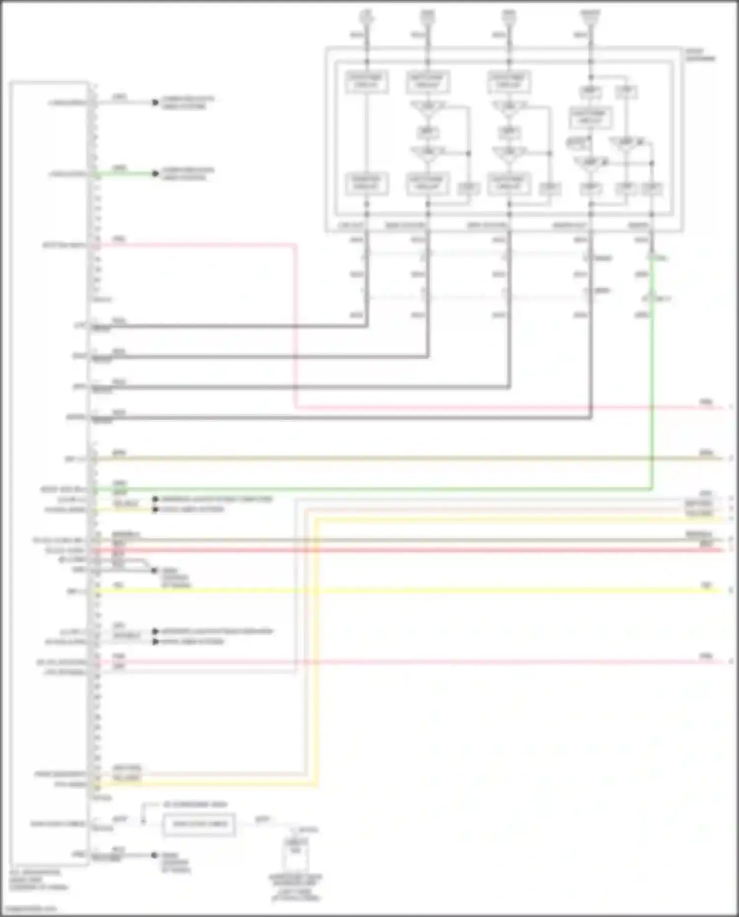 Wiring diagram yel/org for Kia Telluride I (2019-2022) (42 of 43)