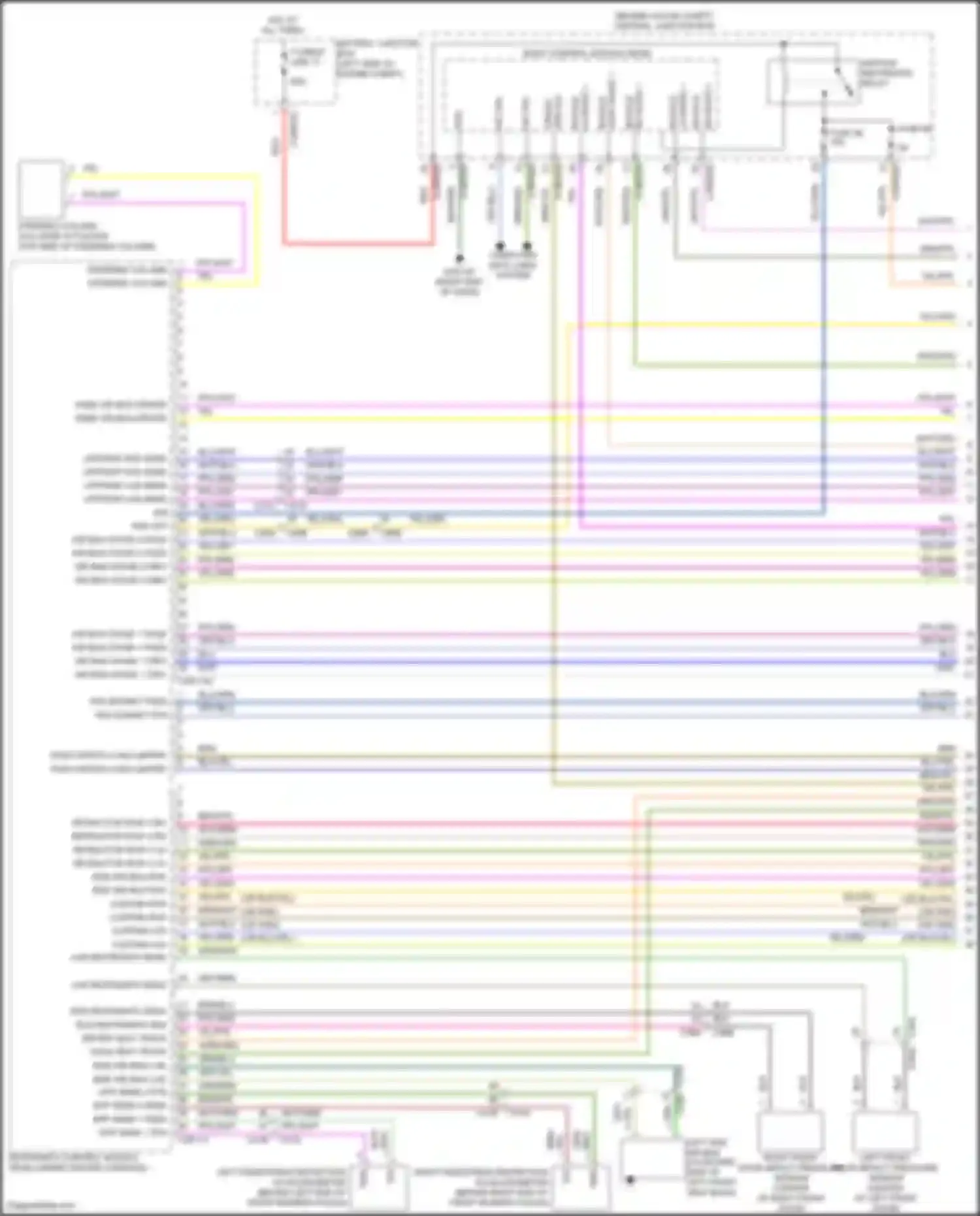 Discovery Sport Land Rover I (2014-2019): Supplemental restraints circuit (1 of 4)
