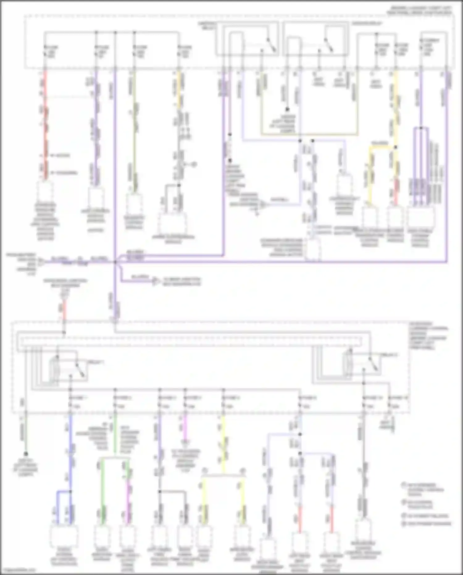 Wiring diagram audio video input output panel for Land Rover Discovery Sport I (2014-2019) (7 of 10)