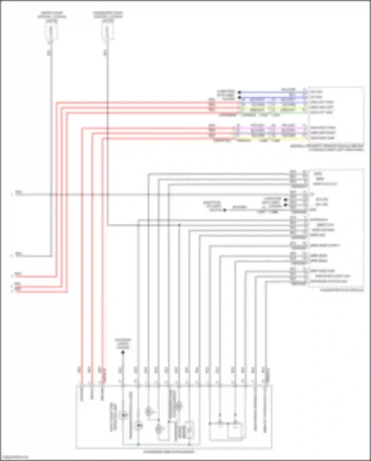 Wiring diagram bsm blind status led for Land Rover Discovery Sport I (2014-2019) (2 of 4)