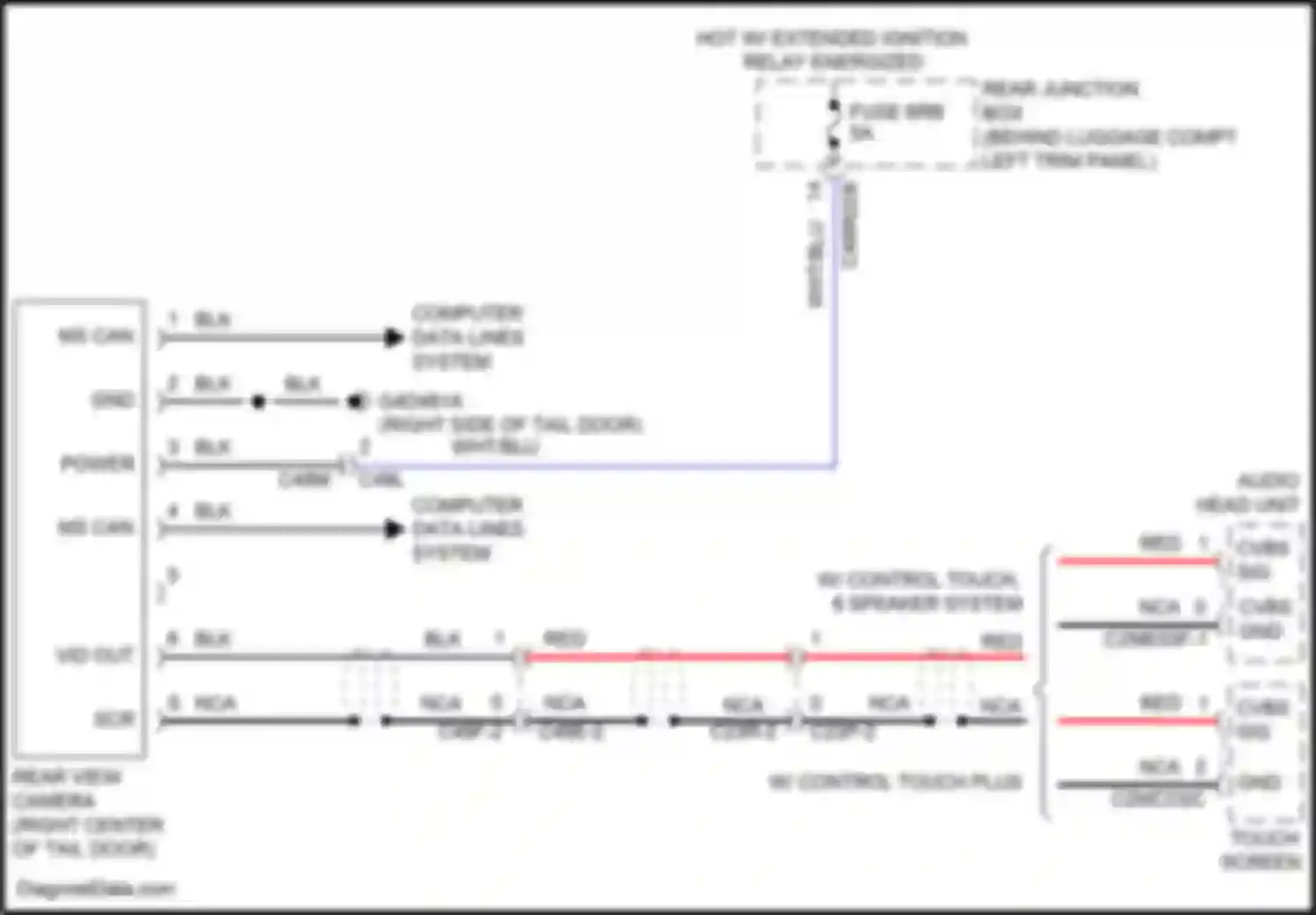 Wiring diagram computer data lines system for Land Rover Discovery Sport I (2014-2019) (58 of 88)