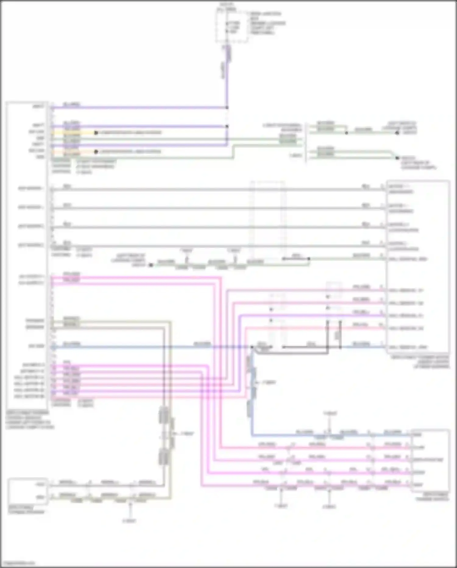 Wiring diagram deployable towbar speaker for Land Rover Discovery Sport I (2014-2019) (1 of 1)